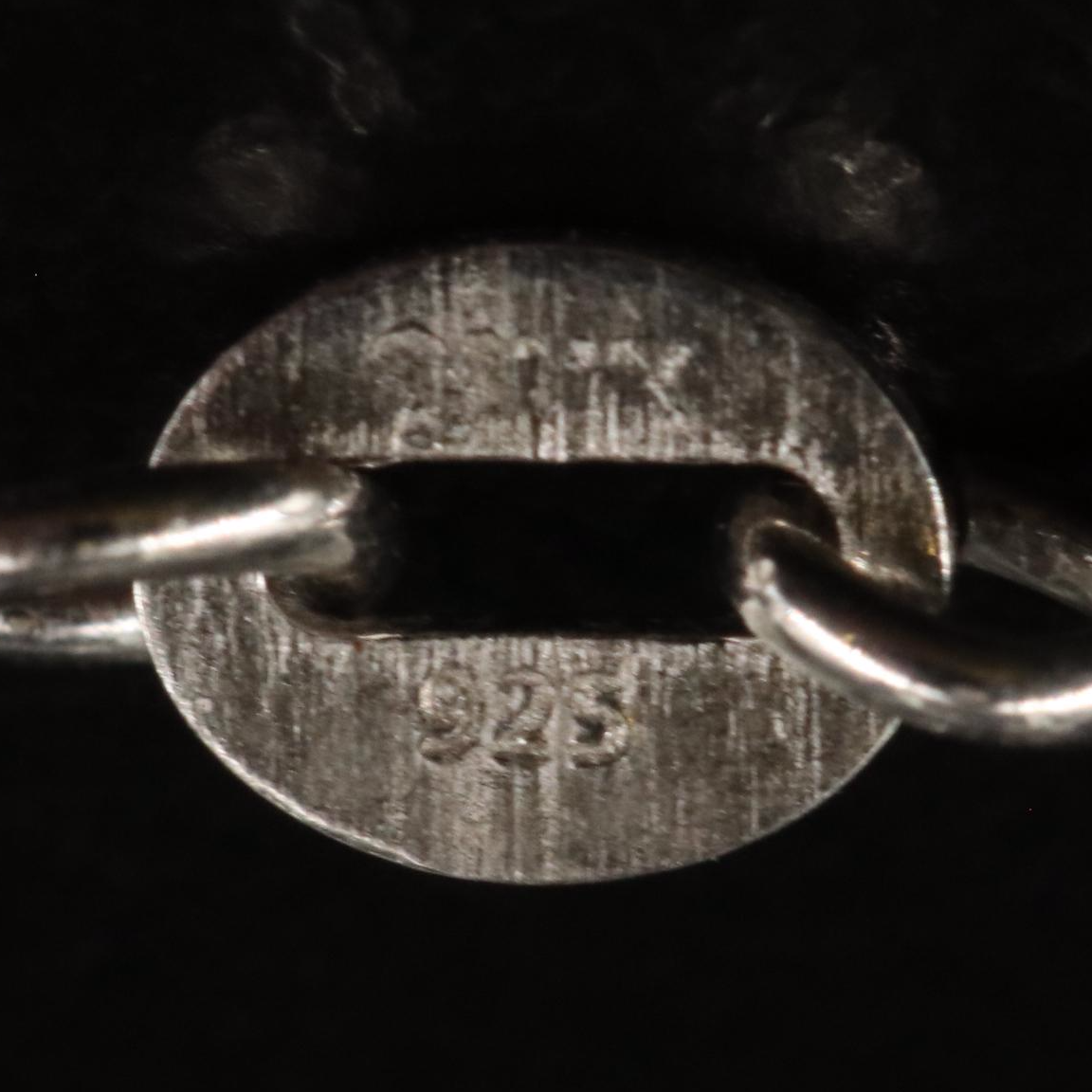 Sterling Ribbon Pendant Necklace