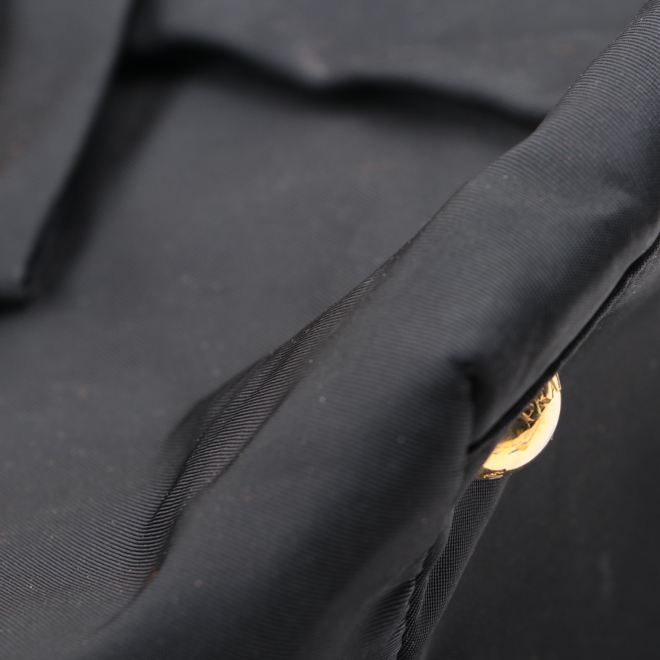 Prada Top Handle Bow Tote in Tessuto Nylon and Leather