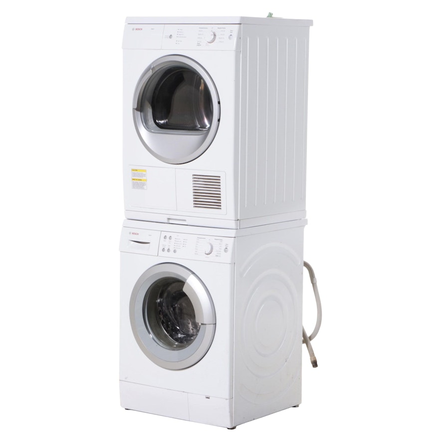 Bosch Axxis White Stacking Washer and Dryer