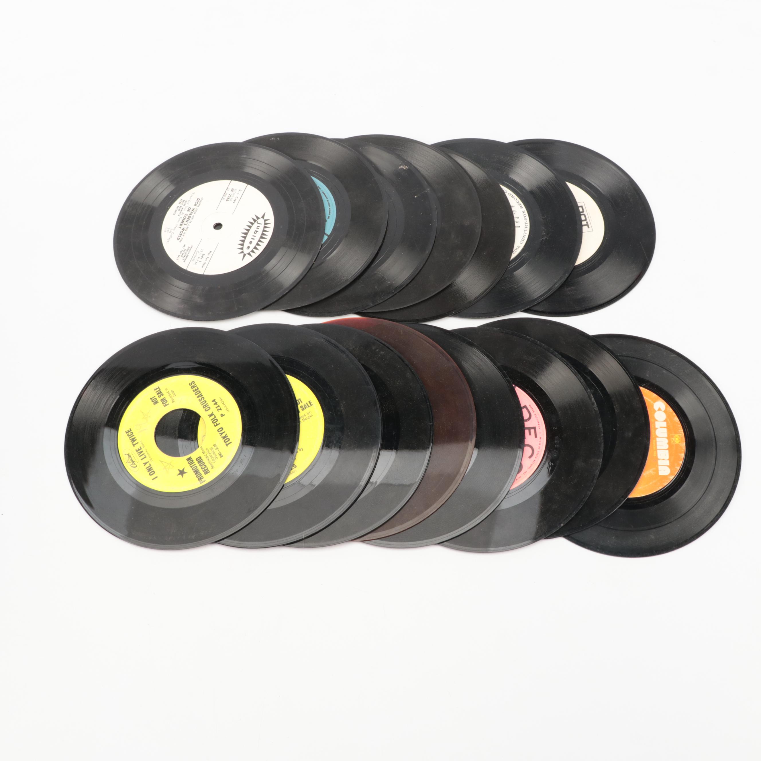 LP and 45RPM Record Collection with Diana Ross, Smokey Robinson and Neil Diamond