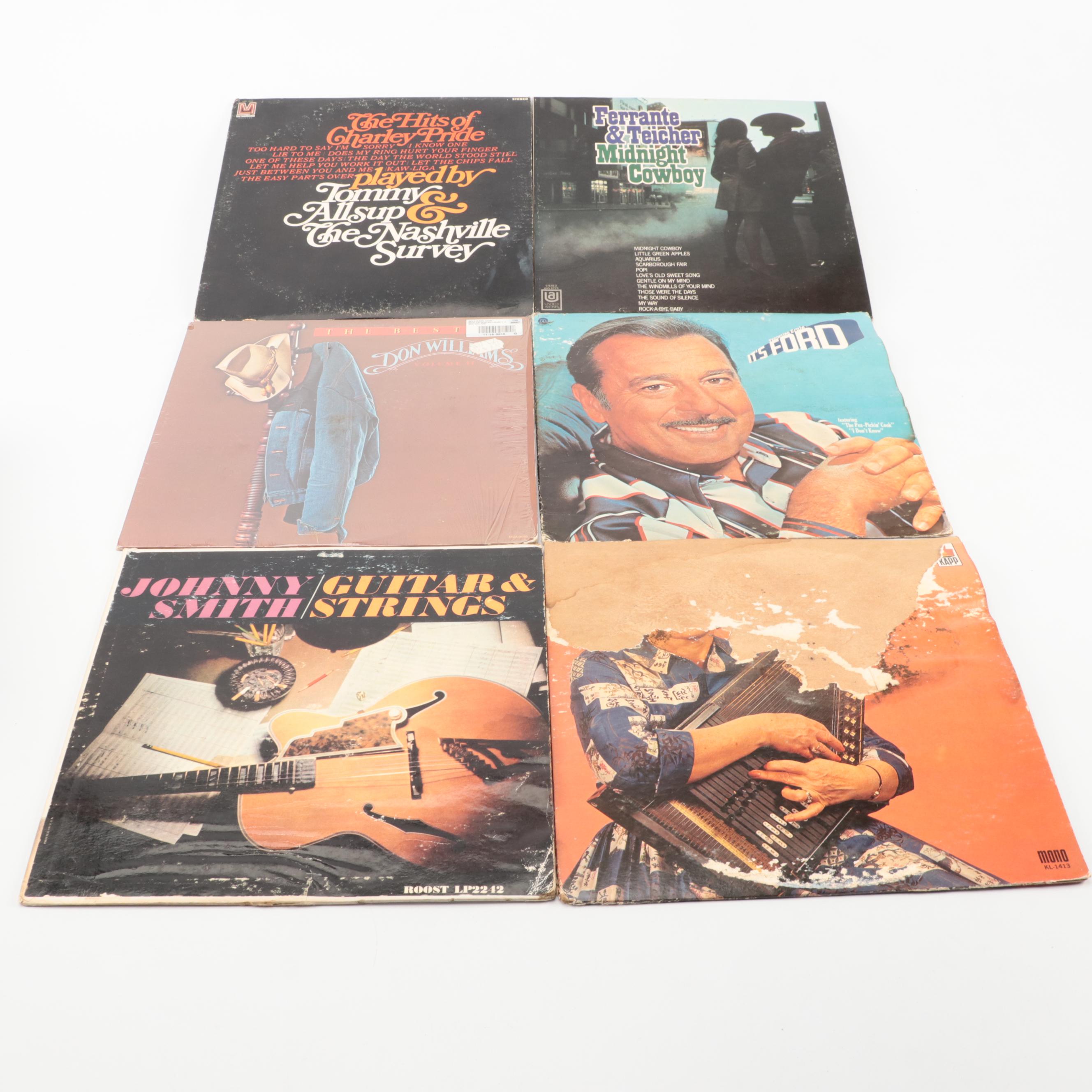 LP and 45RPM Record Collection with Diana Ross, Smokey Robinson and Neil Diamond