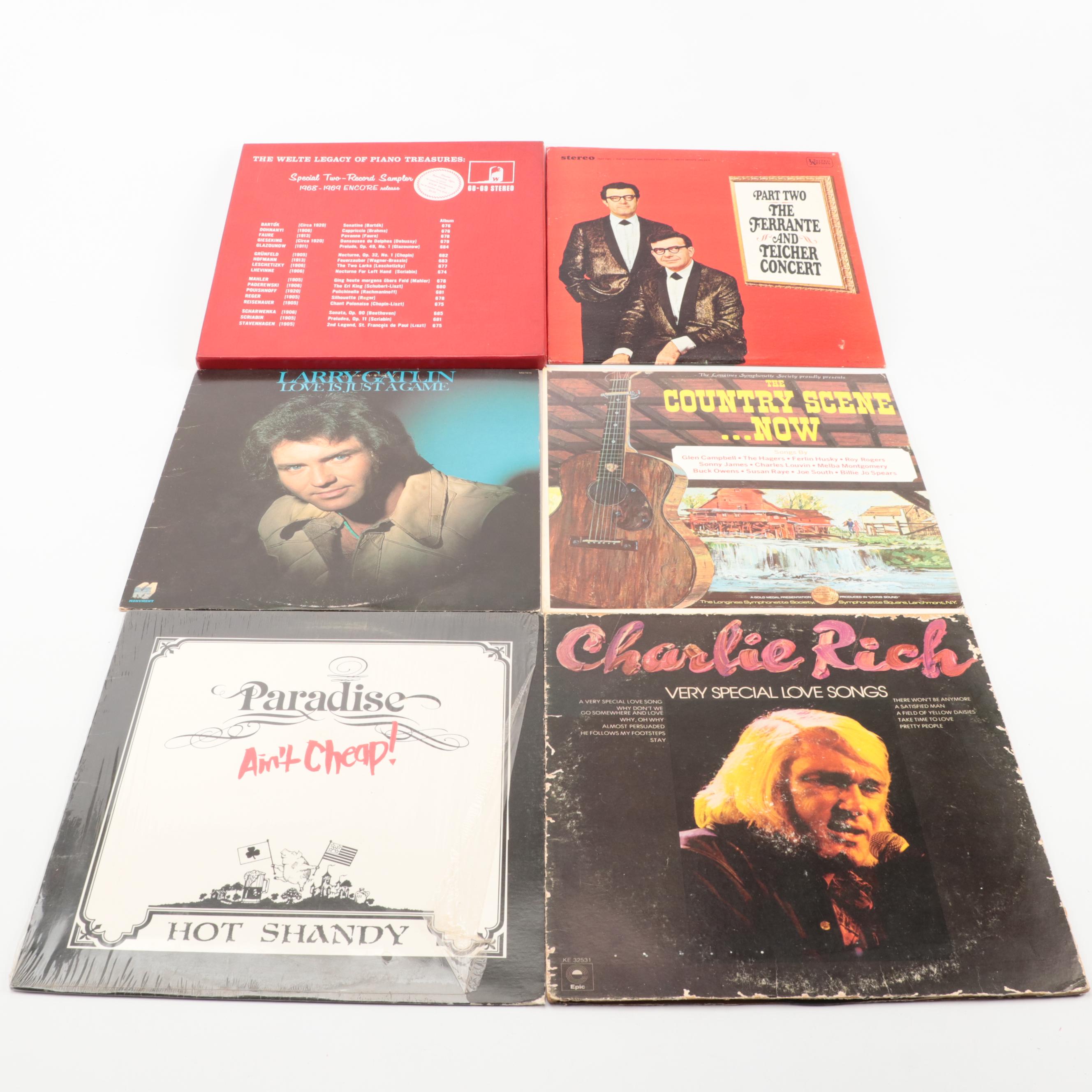 LP and 45RPM Record Collection with Diana Ross, Smokey Robinson and Neil Diamond