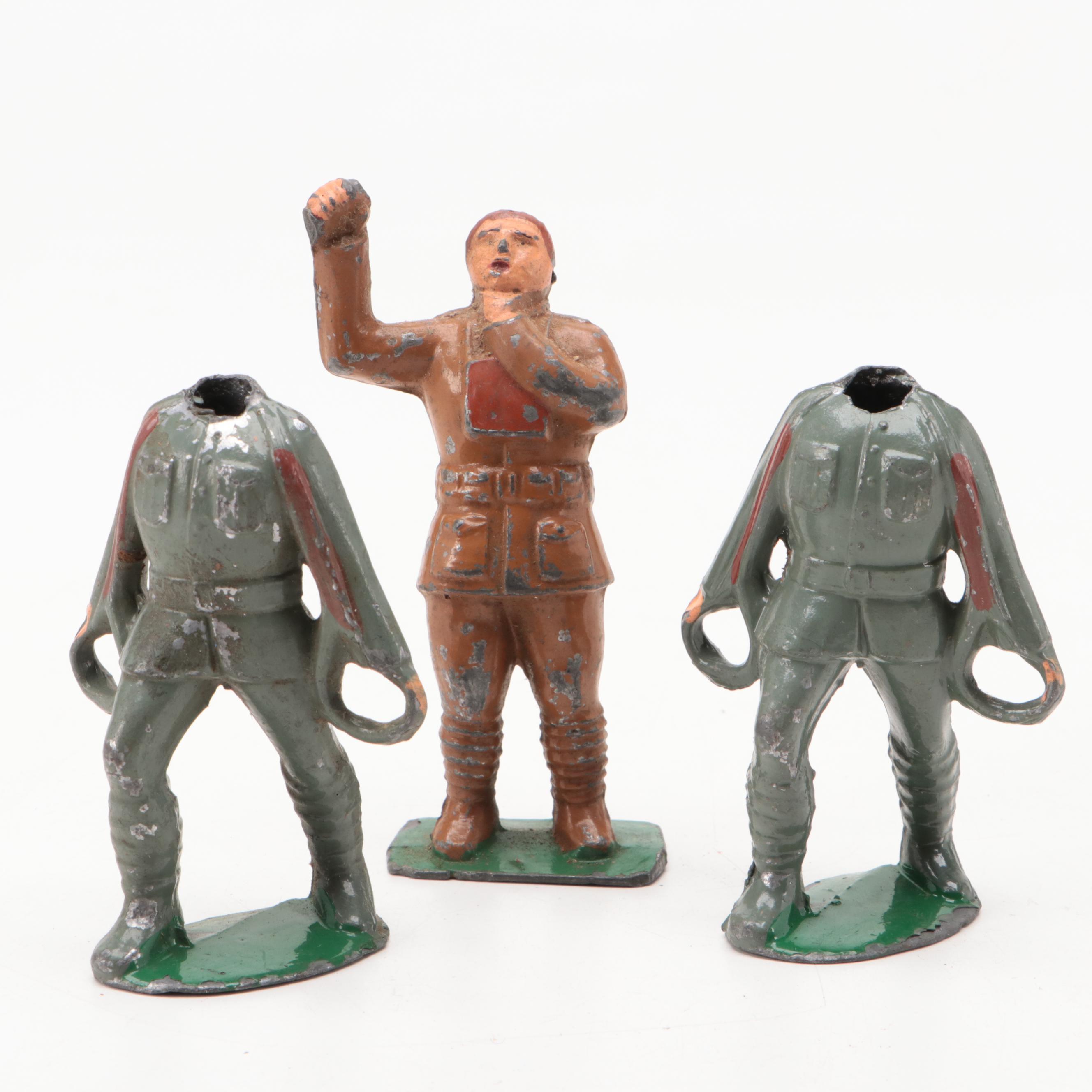American Metal Company Lead World War I Toy Soldiers, Mid 20th Century