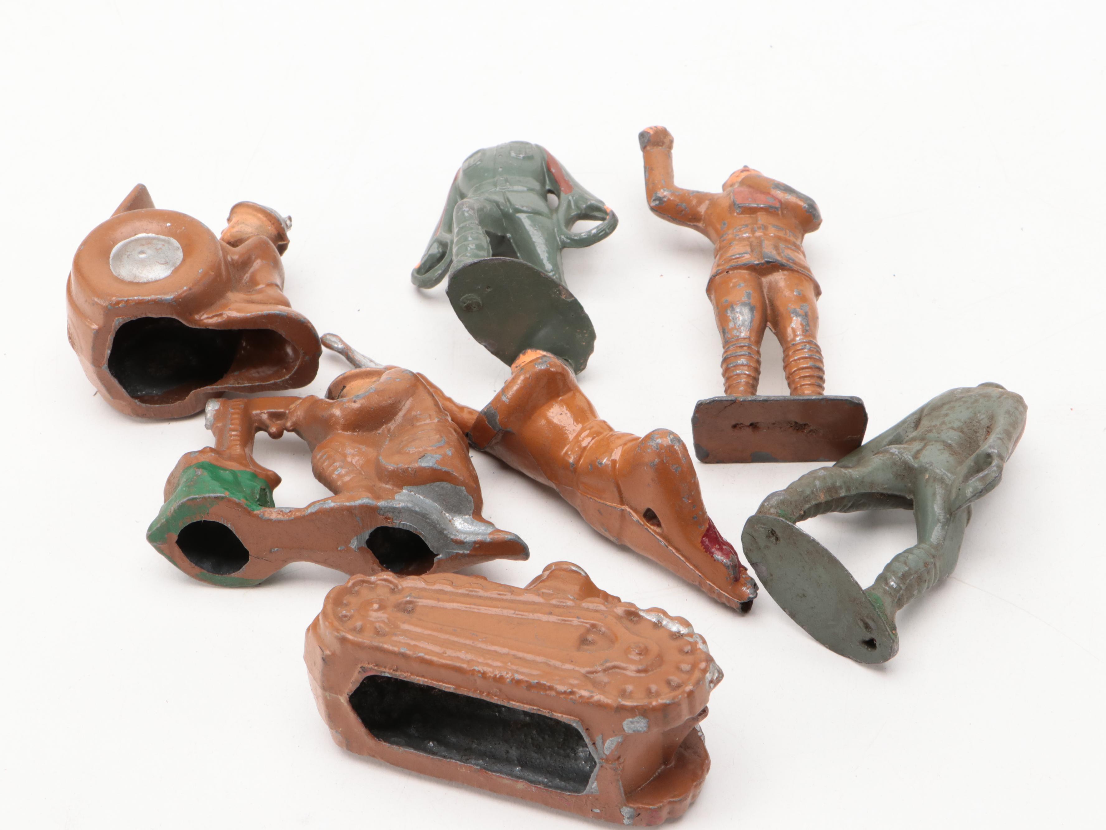 American Metal Company Lead World War I Toy Soldiers, Mid 20th Century