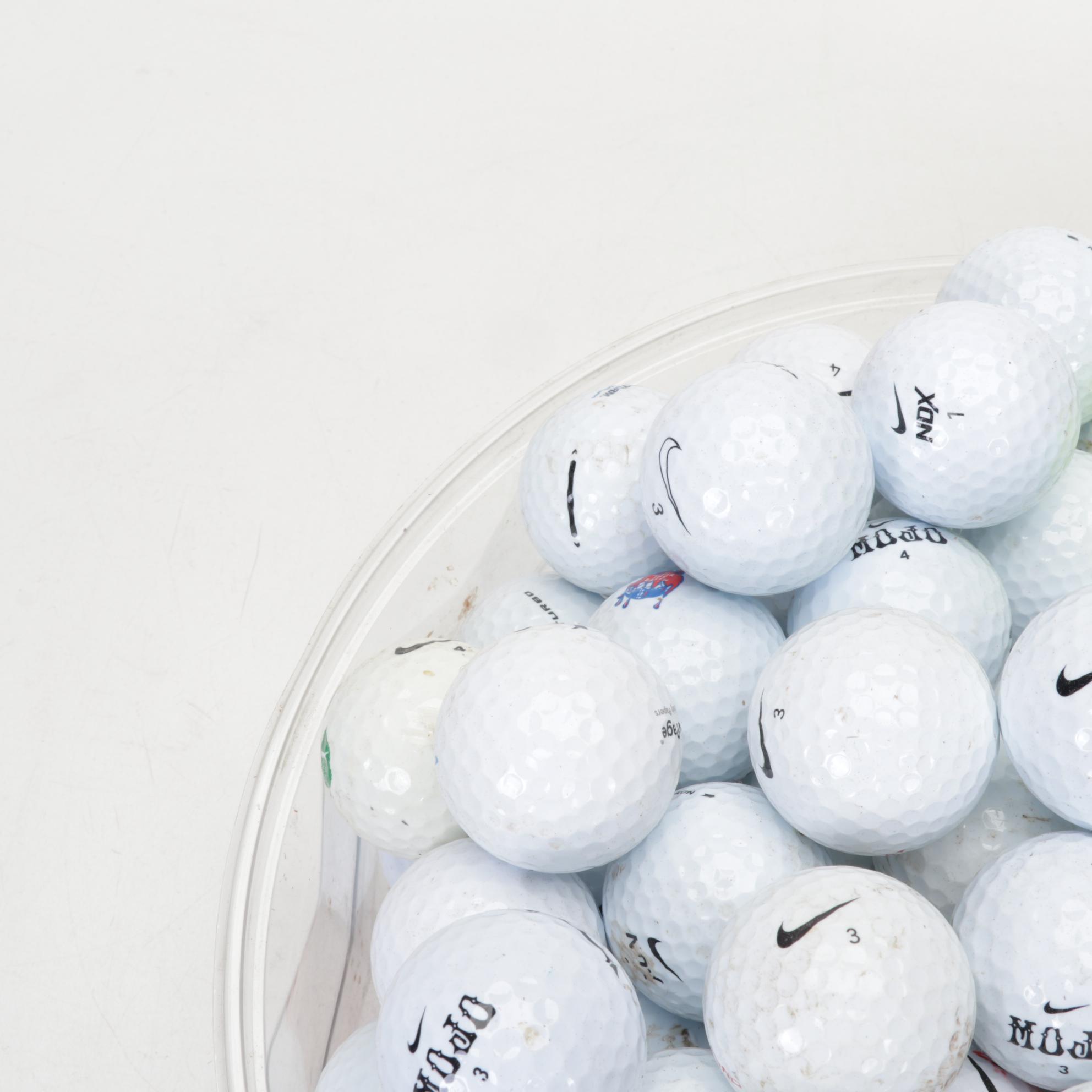 100 Assorted Nike Golf Balls