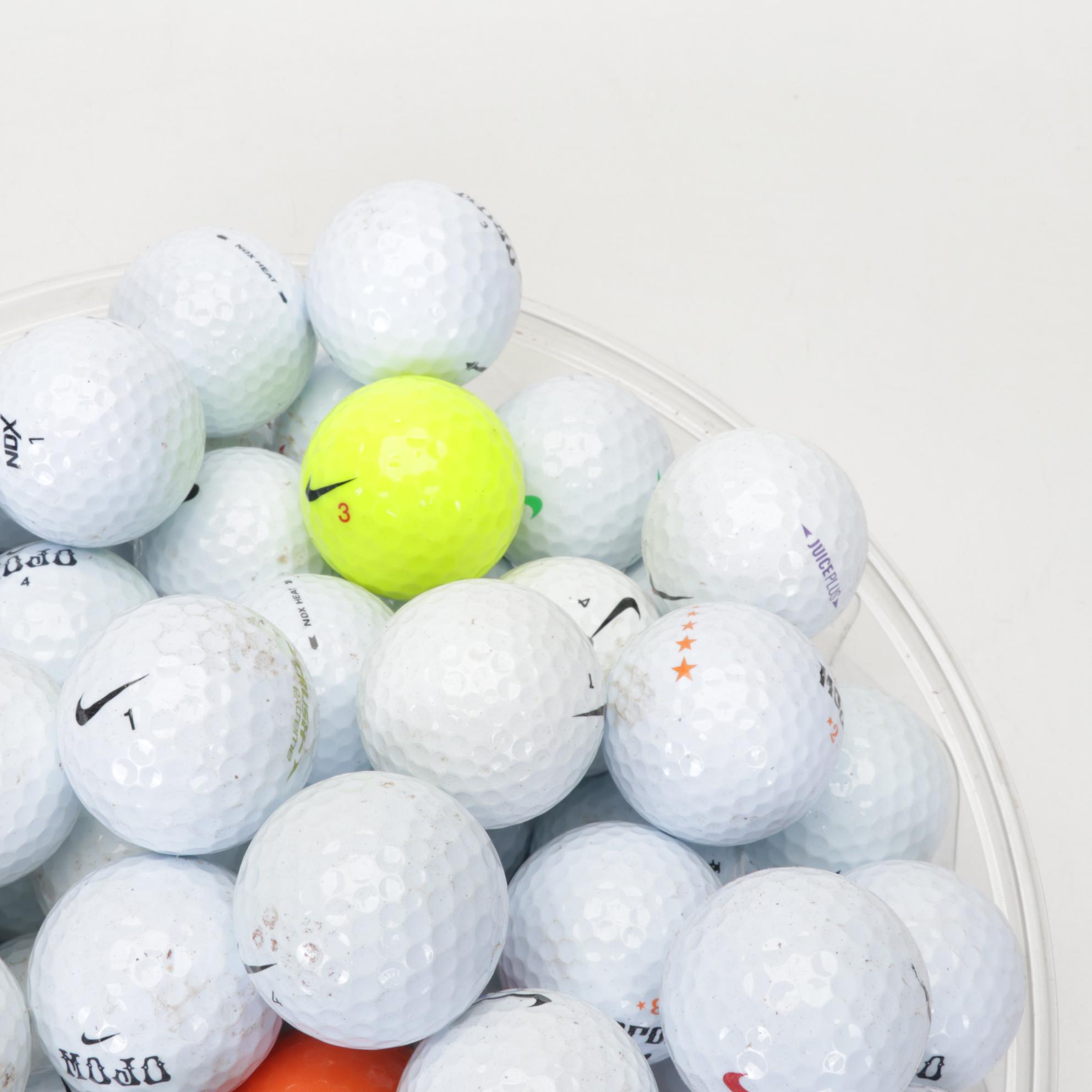 100 Assorted Nike Golf Balls