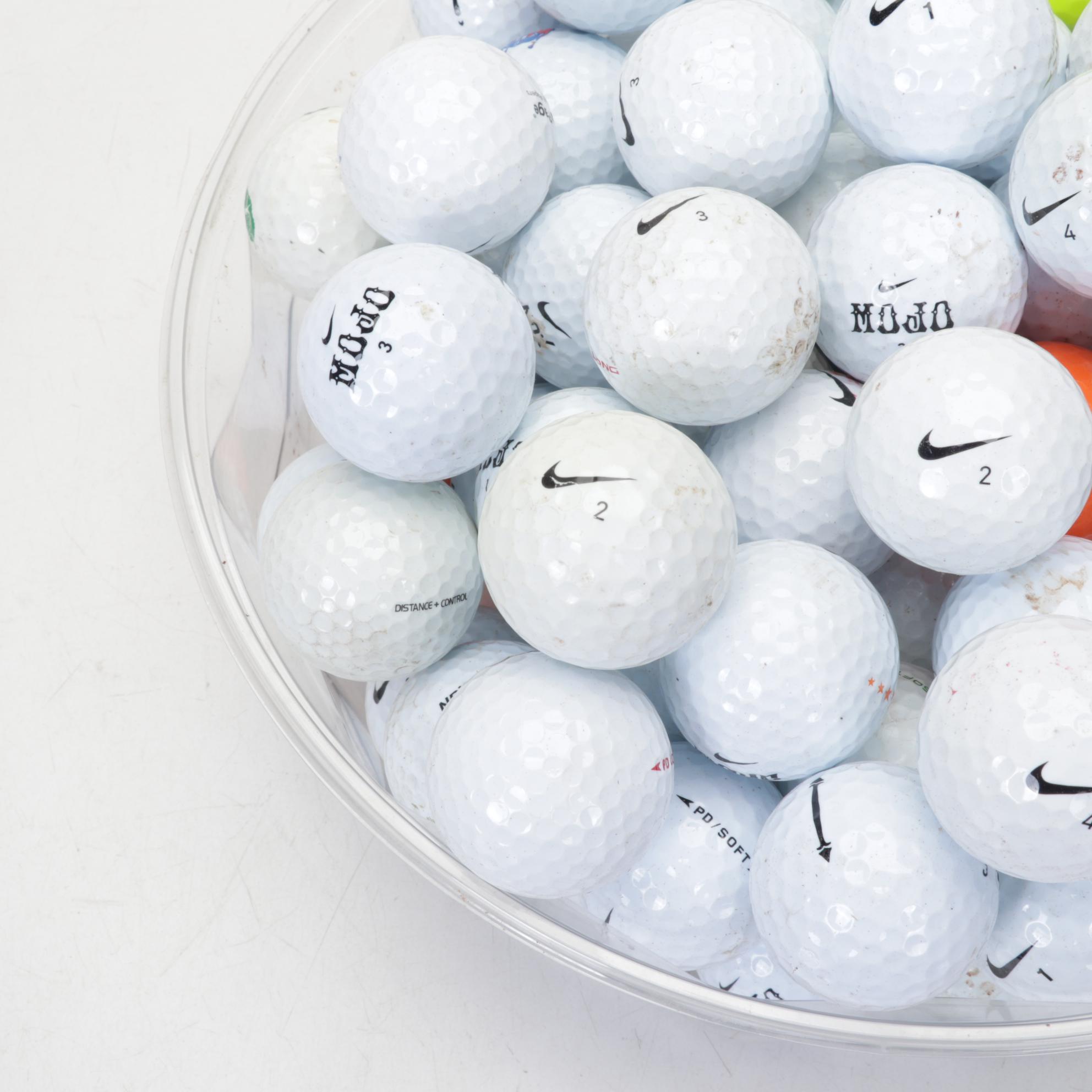 100 Assorted Nike Golf Balls