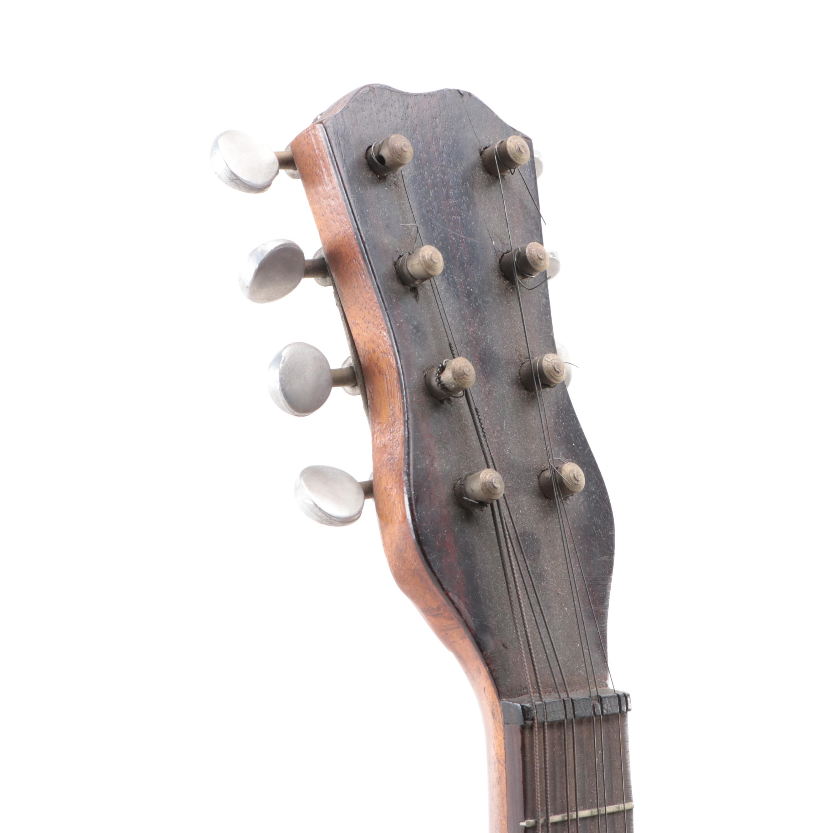 Italian Style Turtle Shell Inlaid Bowl Back Mandolin