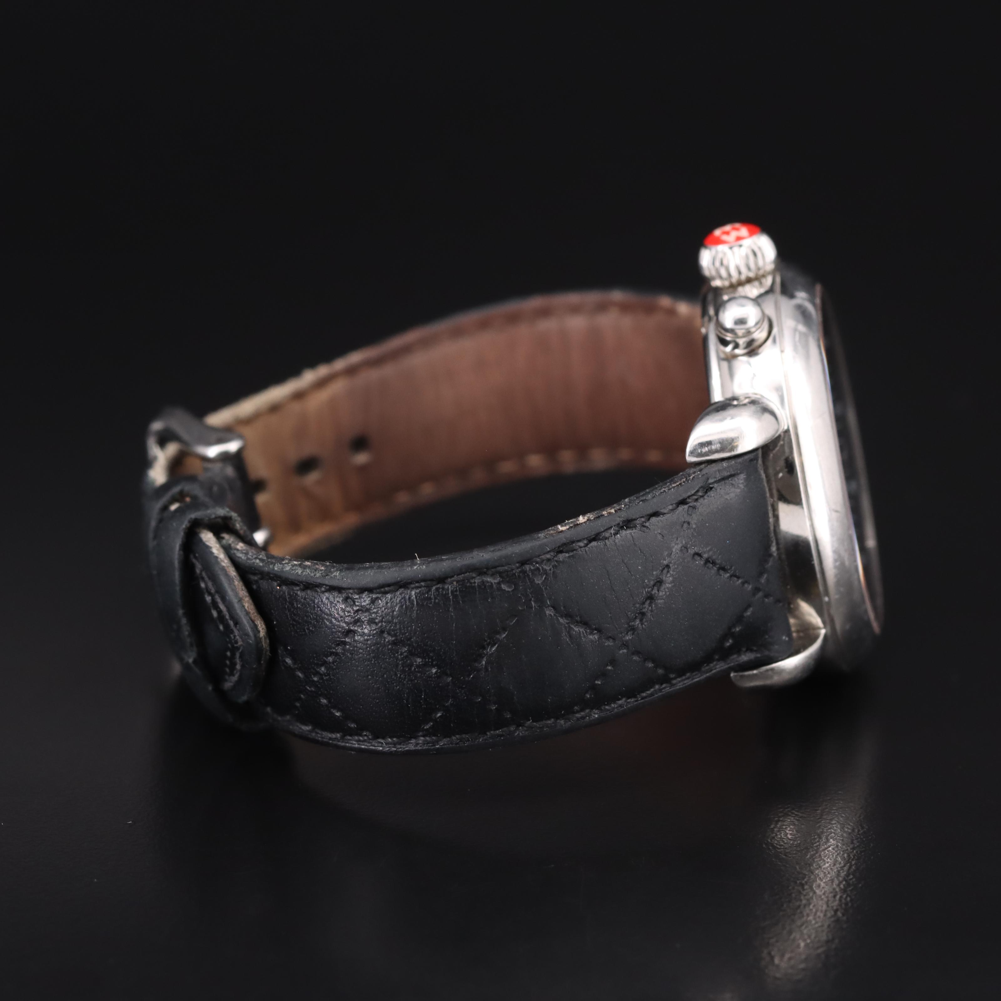 Michele CSX Diamond Dial Chronograph Watch