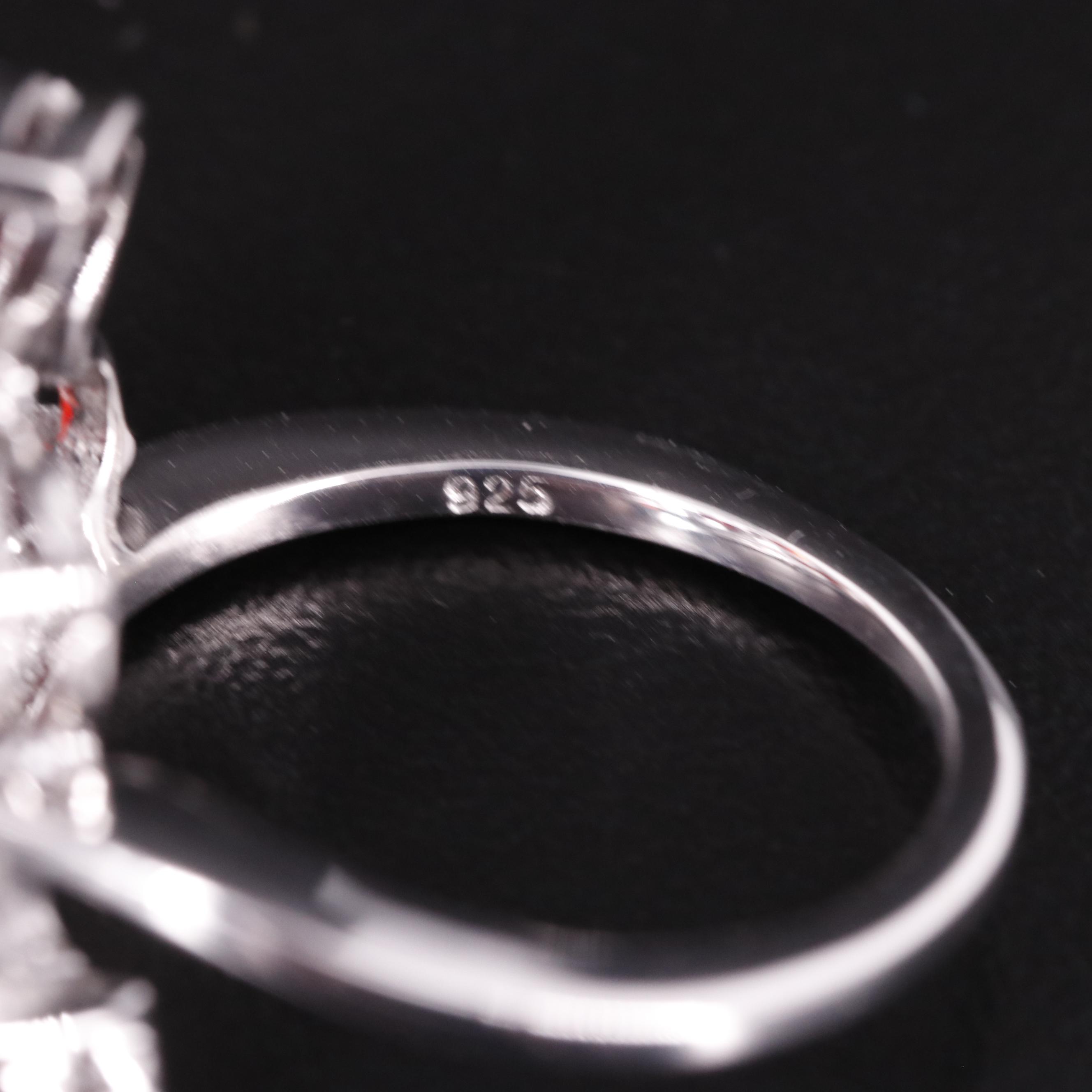 Sterling Garnet Ring