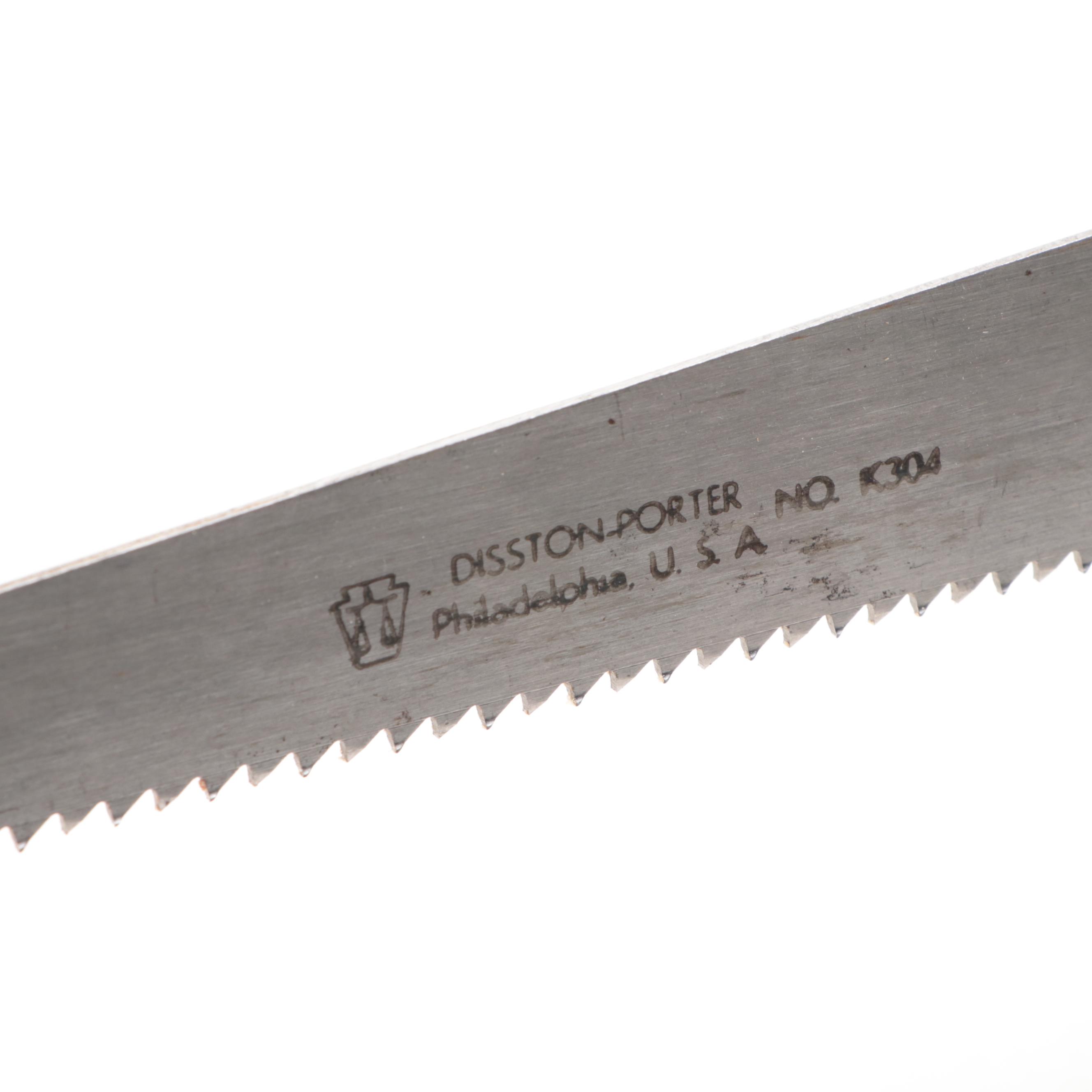 Phoenix and Disston-Porter Hand Saws and Keyhole Saw