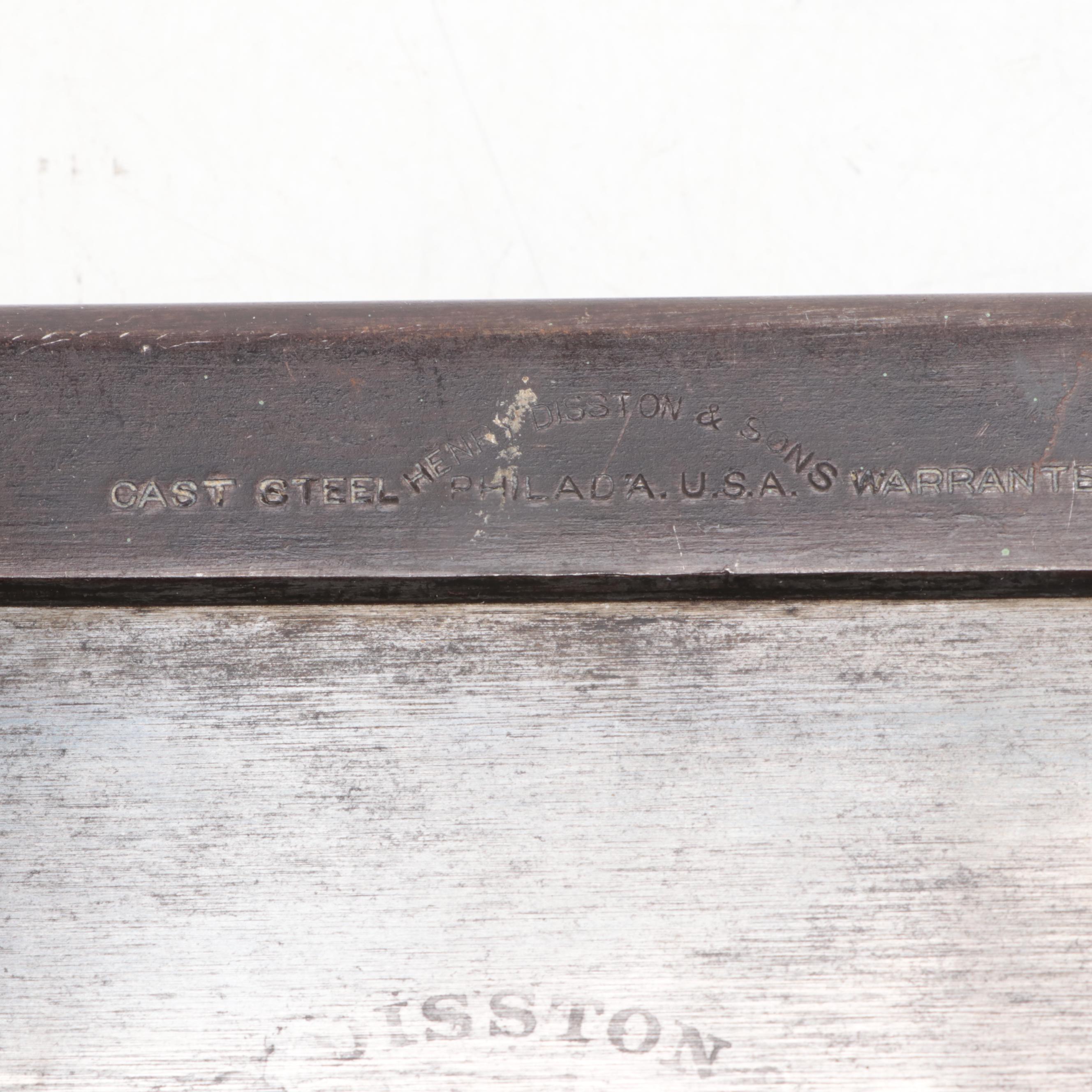 Phoenix and Disston-Porter Hand Saws and Keyhole Saw