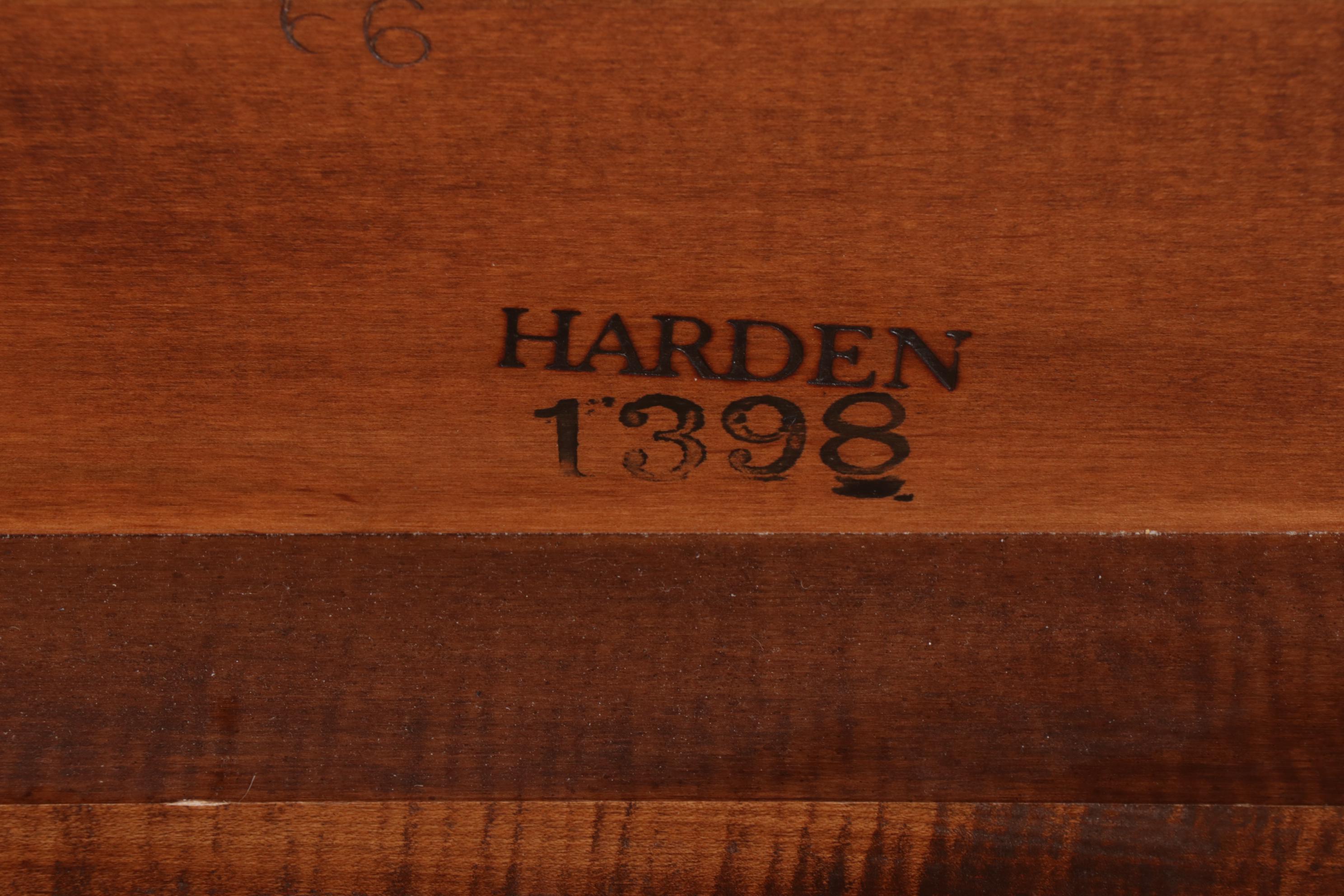 Harden Bonded Leather and Wood King Sleigh Bed Frame