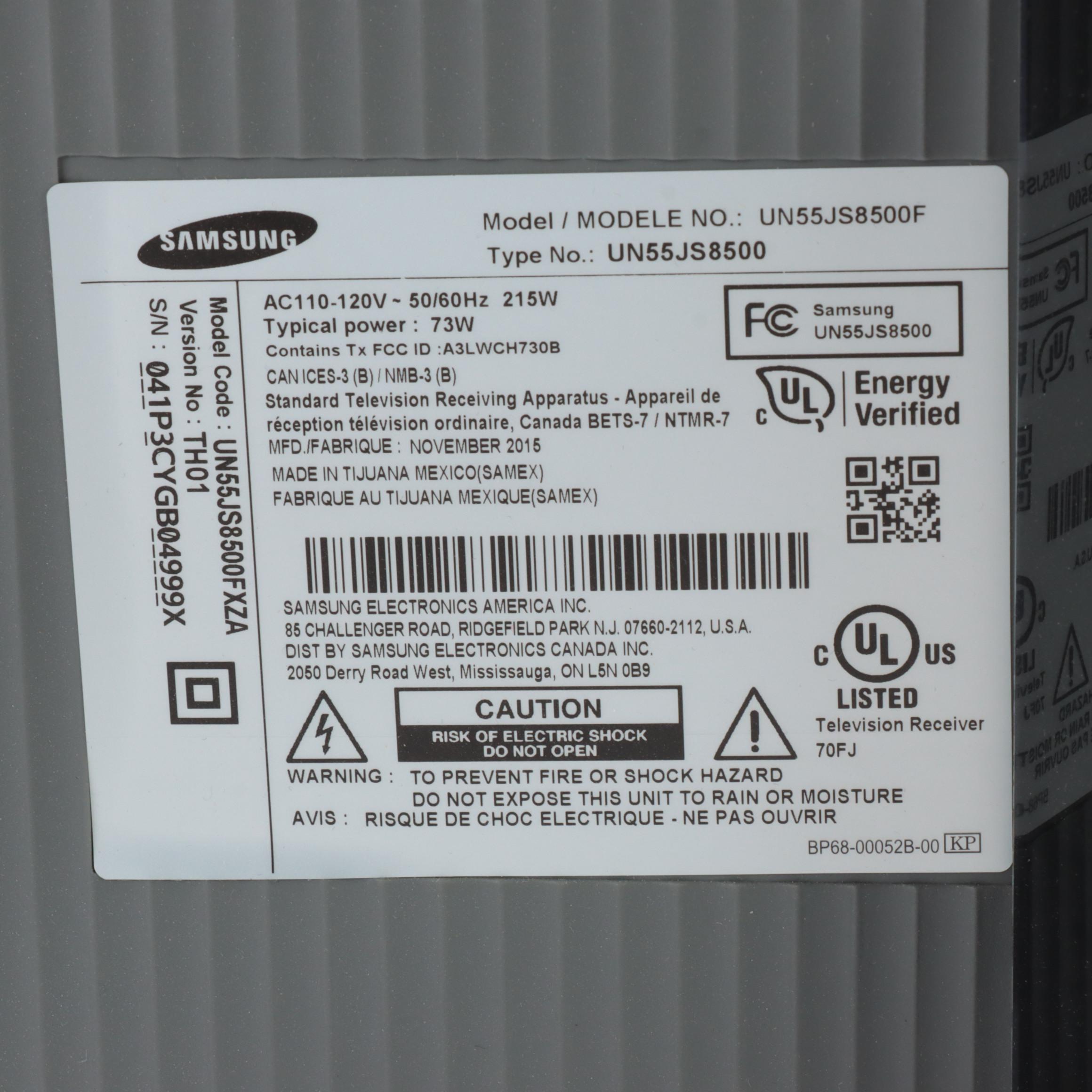 Samsung 55" Smart LED 4K UHD Flat Screen Television