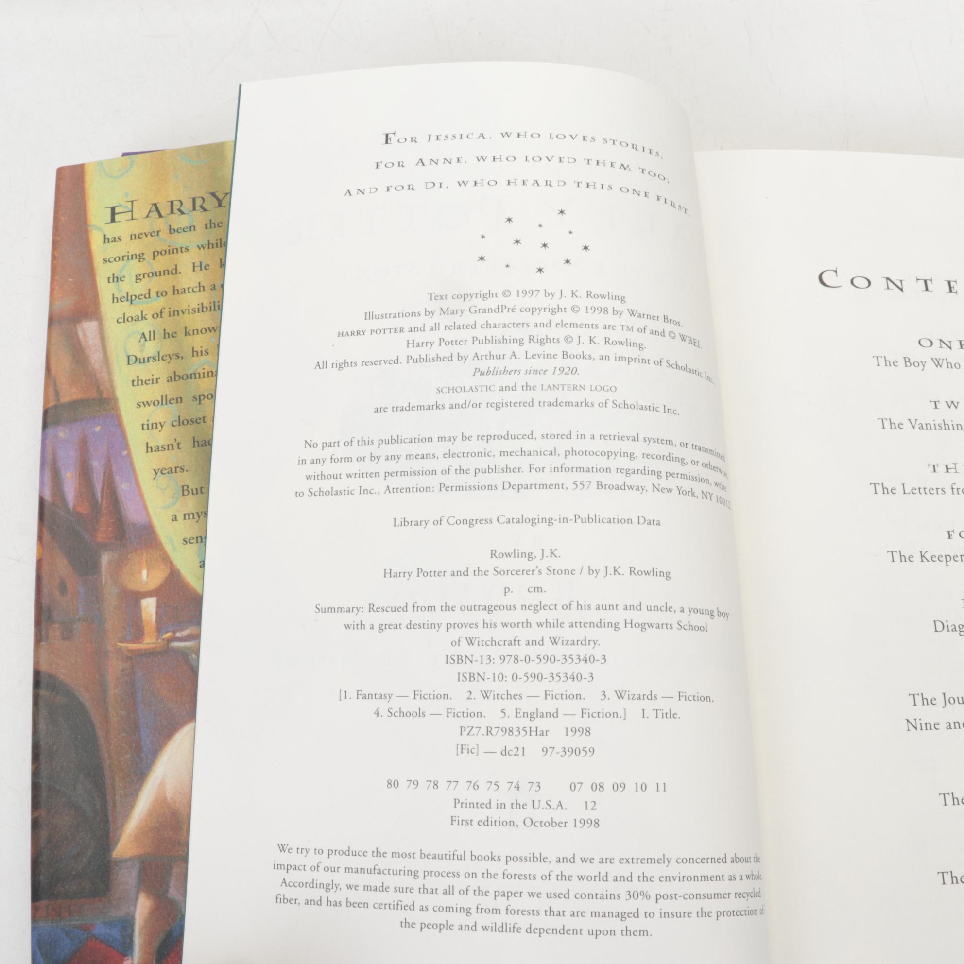 First American Edition "Harry Potter" Complete Series Trunk Box Set