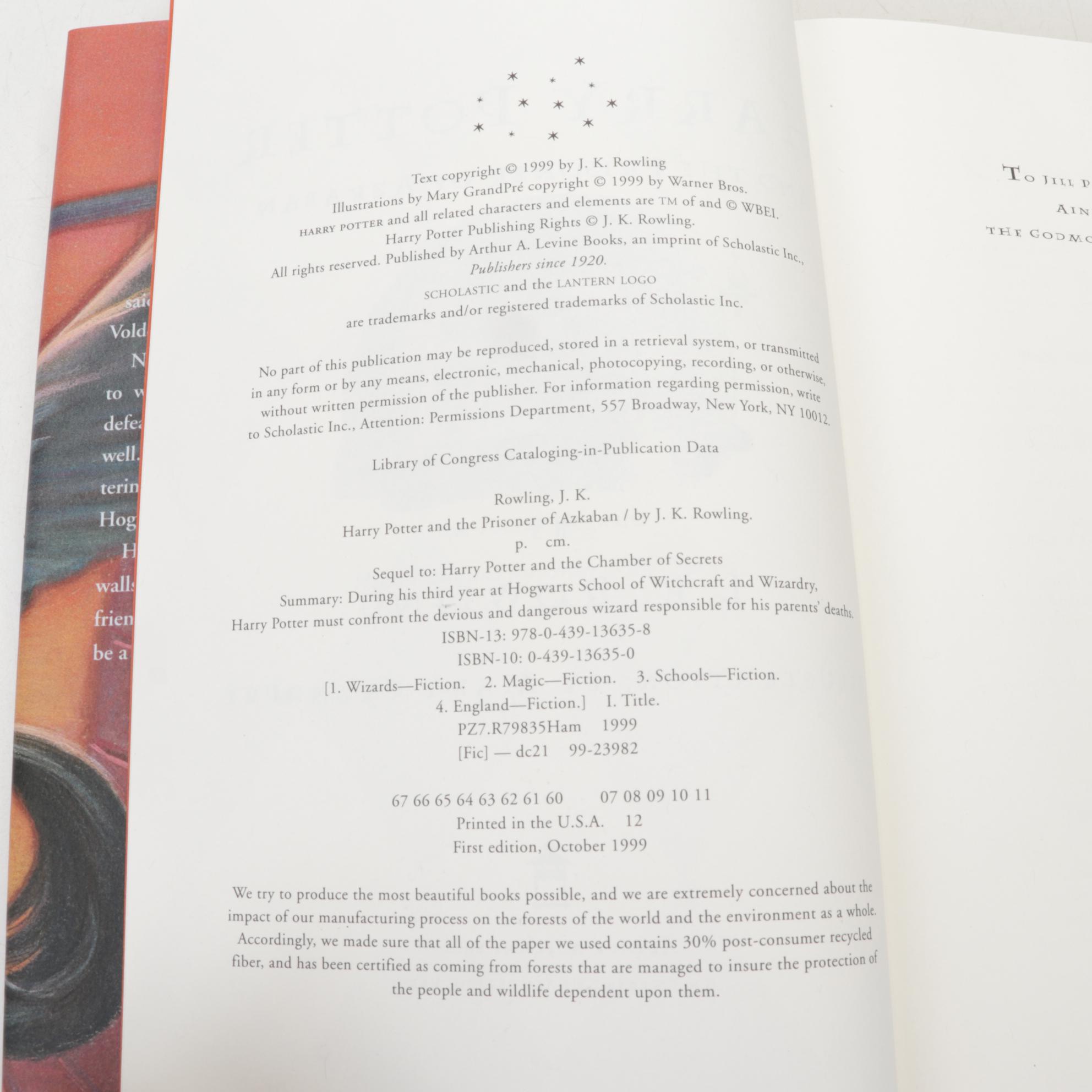 First American Edition "Harry Potter" Complete Series Trunk Box Set