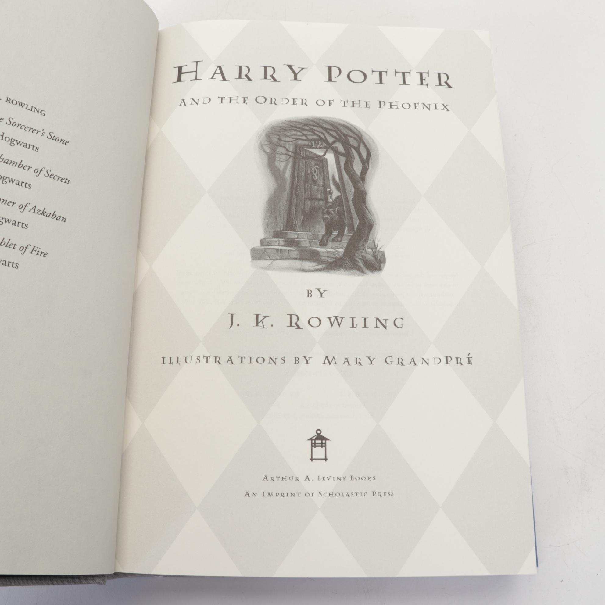 First American Edition "Harry Potter" Complete Series Trunk Box Set