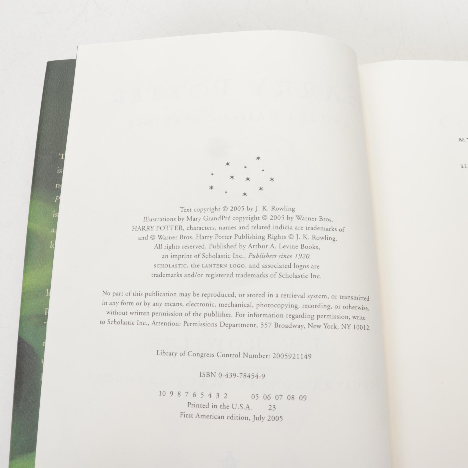 First American Edition "Harry Potter" Complete Series Trunk Box Set