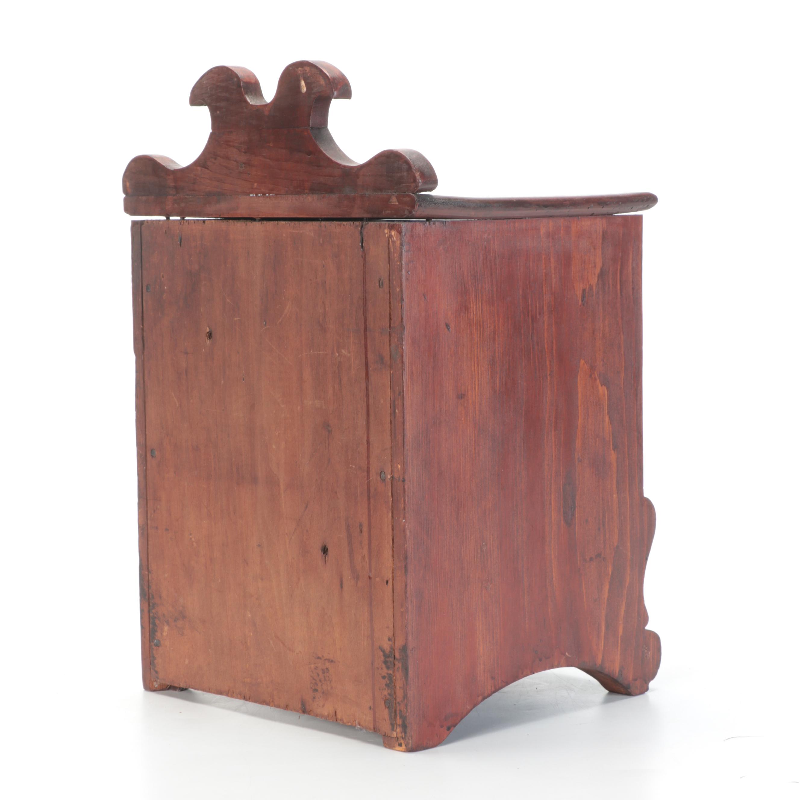 Victorian Miniature Pine Three-Drawer Chest, 19th Century