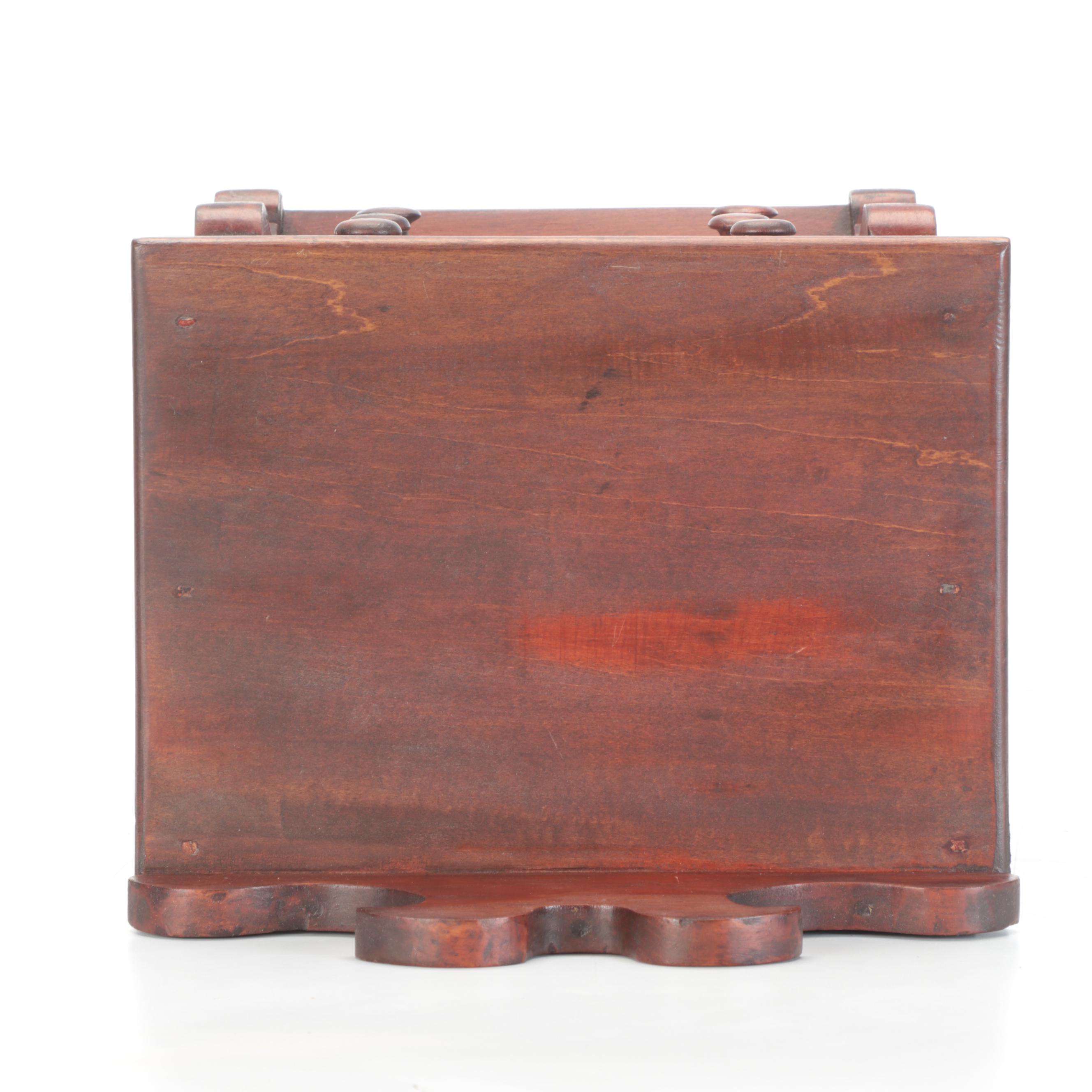 Victorian Miniature Pine Three-Drawer Chest, 19th Century