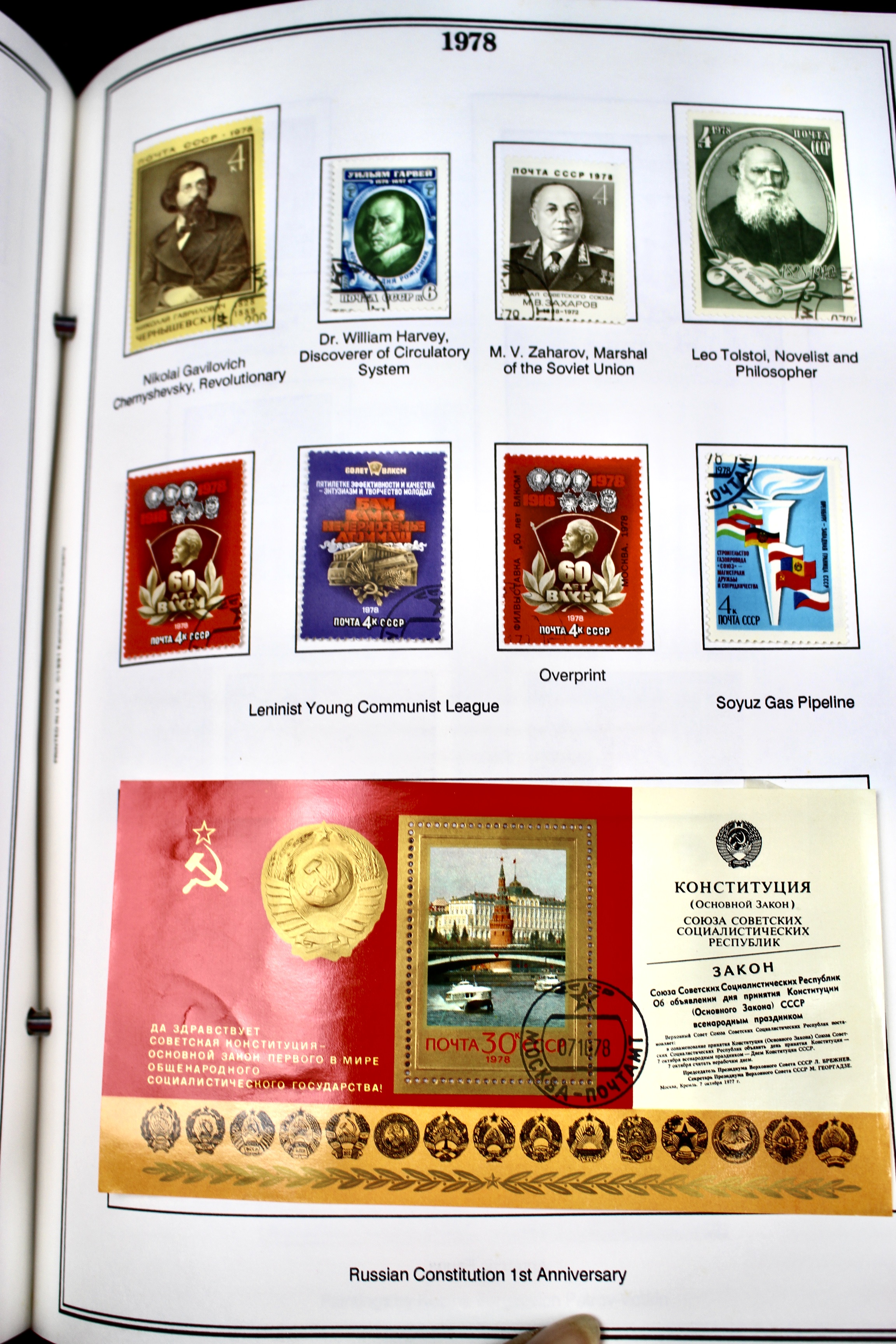 Russian Postage Stamp Collection