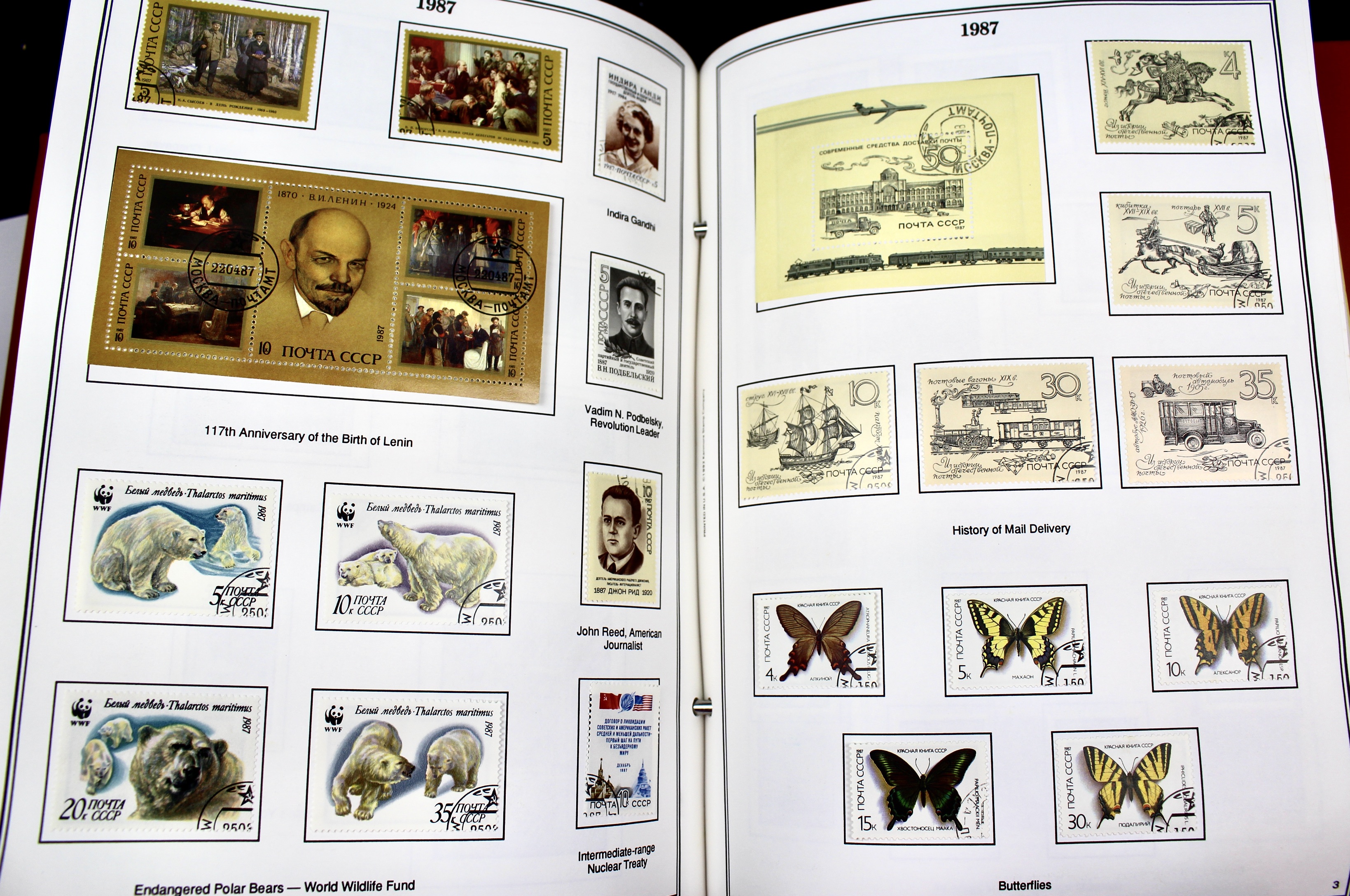 Russian Postage Stamp Collection