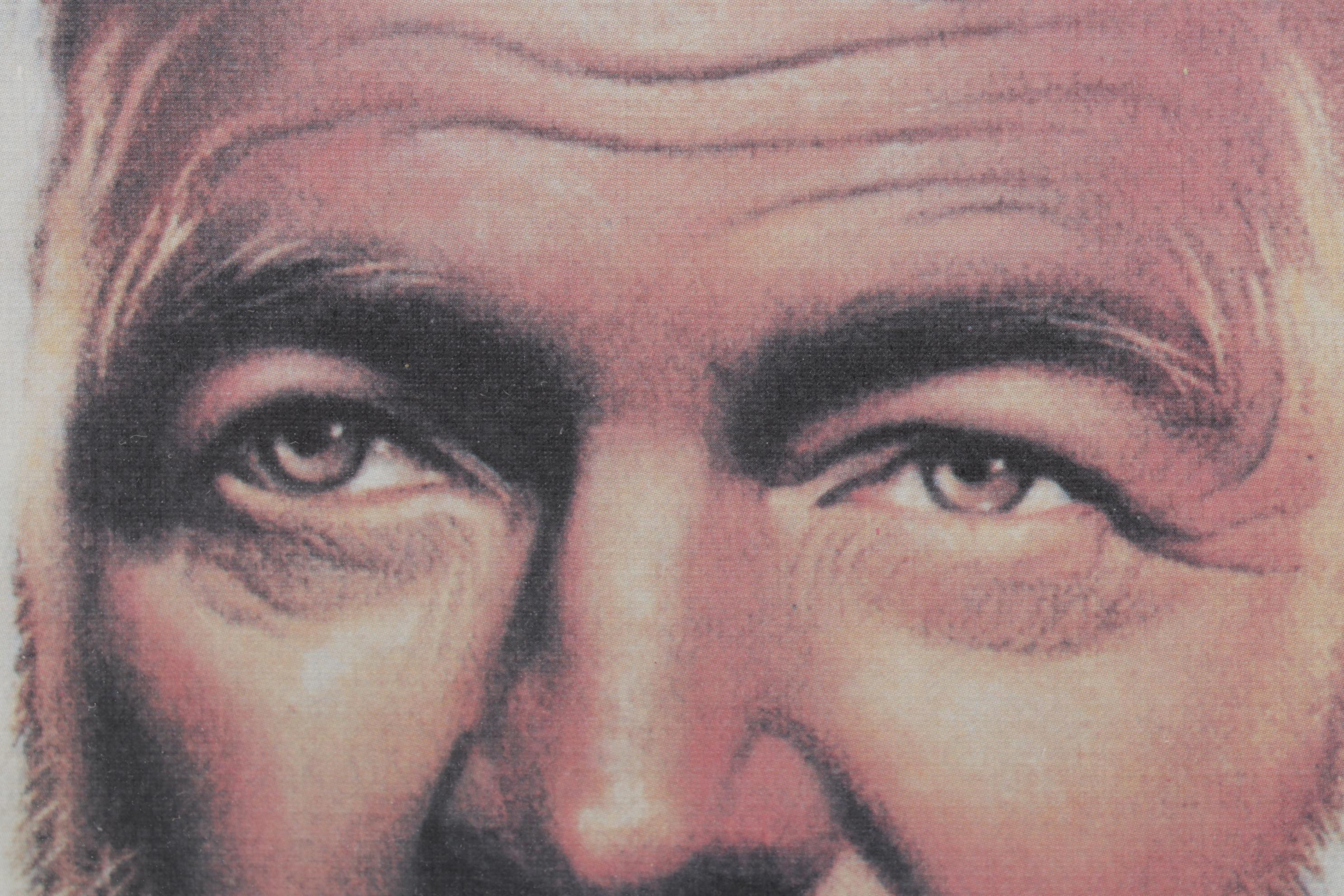 Ernest Hemingway 1989 First Day Issue Stamp and Offset Lithograph Print.