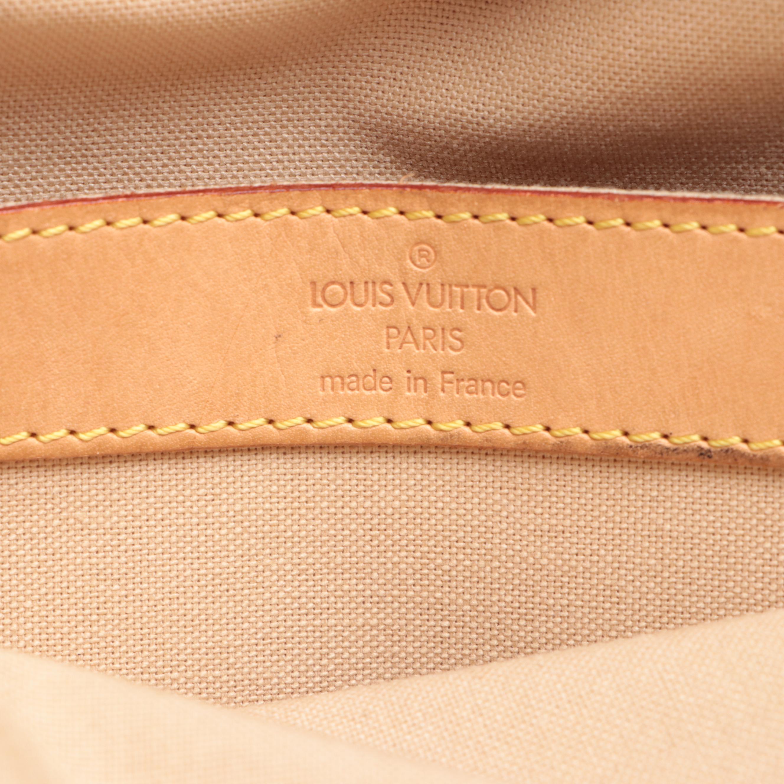 Louis Vuitton Naviglio Shoulder Bag in Damier Azur Canvas and Vachetta Leather