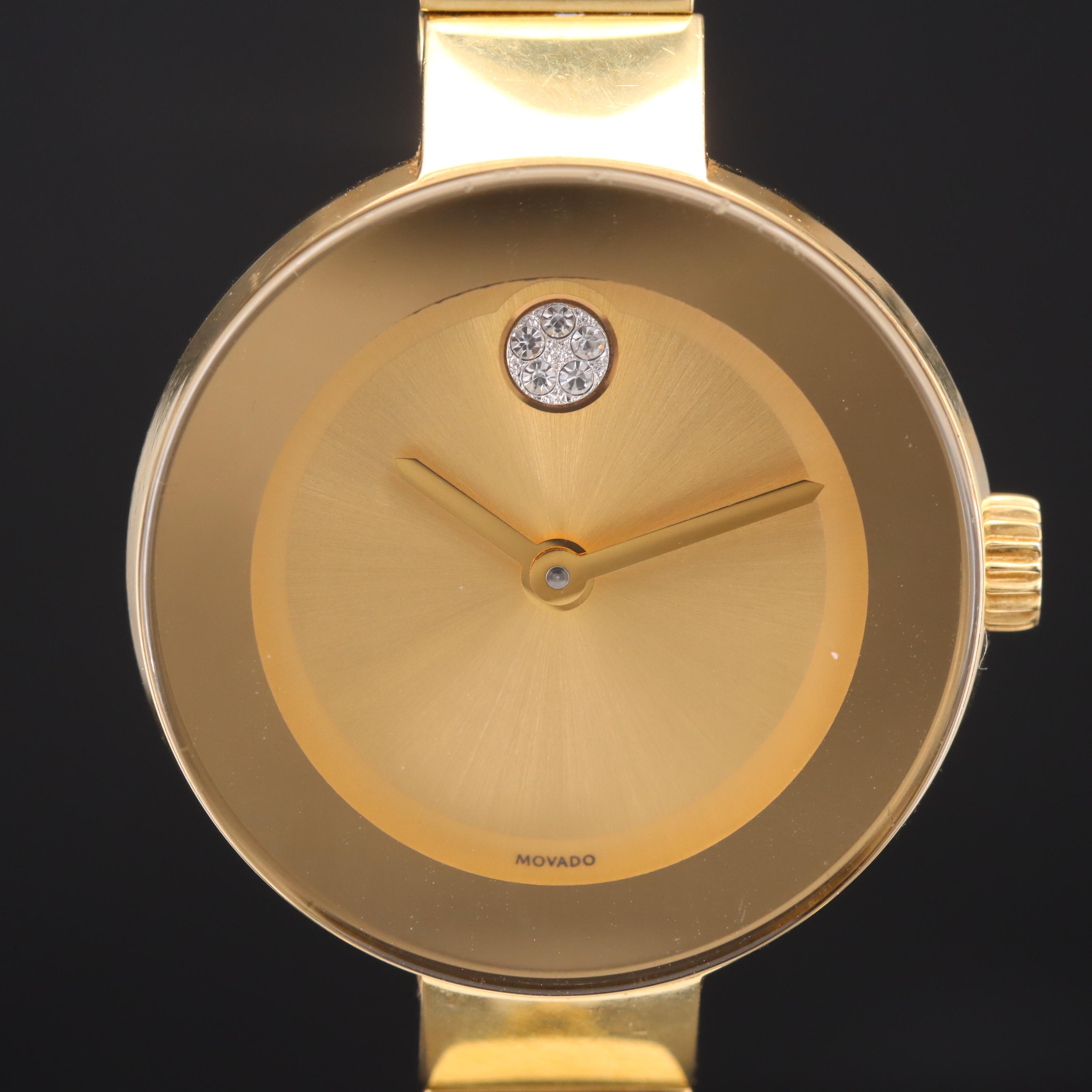 Movado Bold Stainless Steel Watch