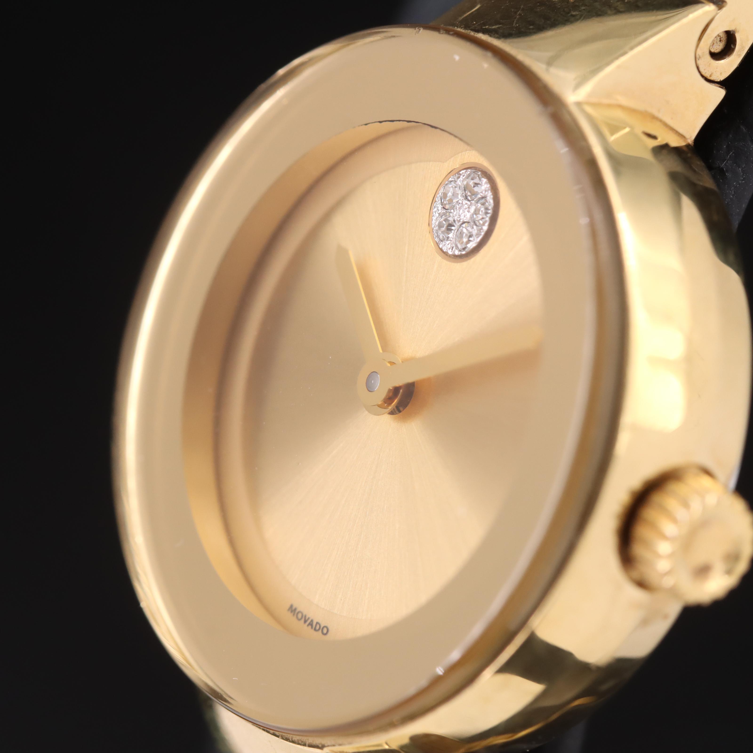 Movado Bold Stainless Steel Watch