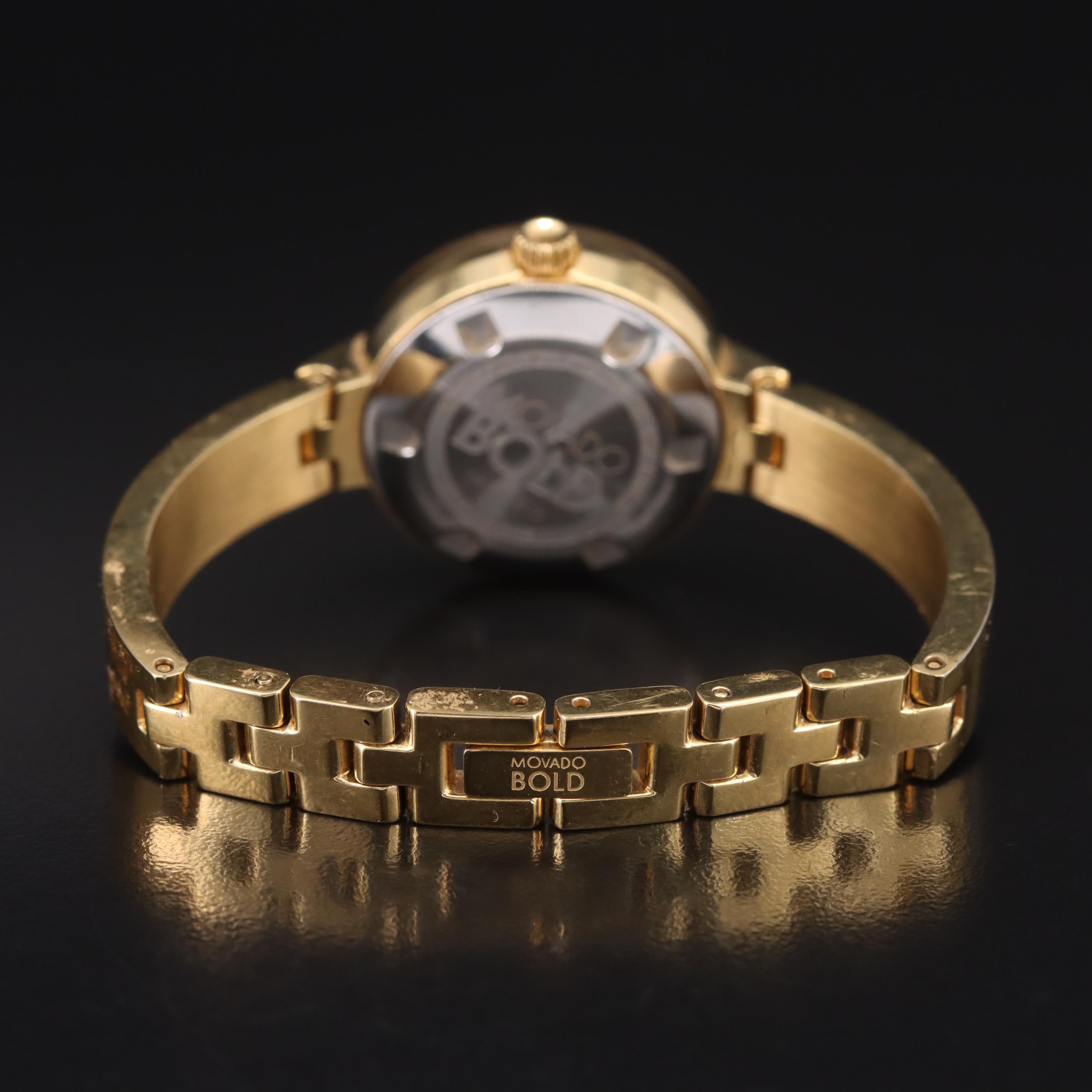 Movado Bold Stainless Steel Watch