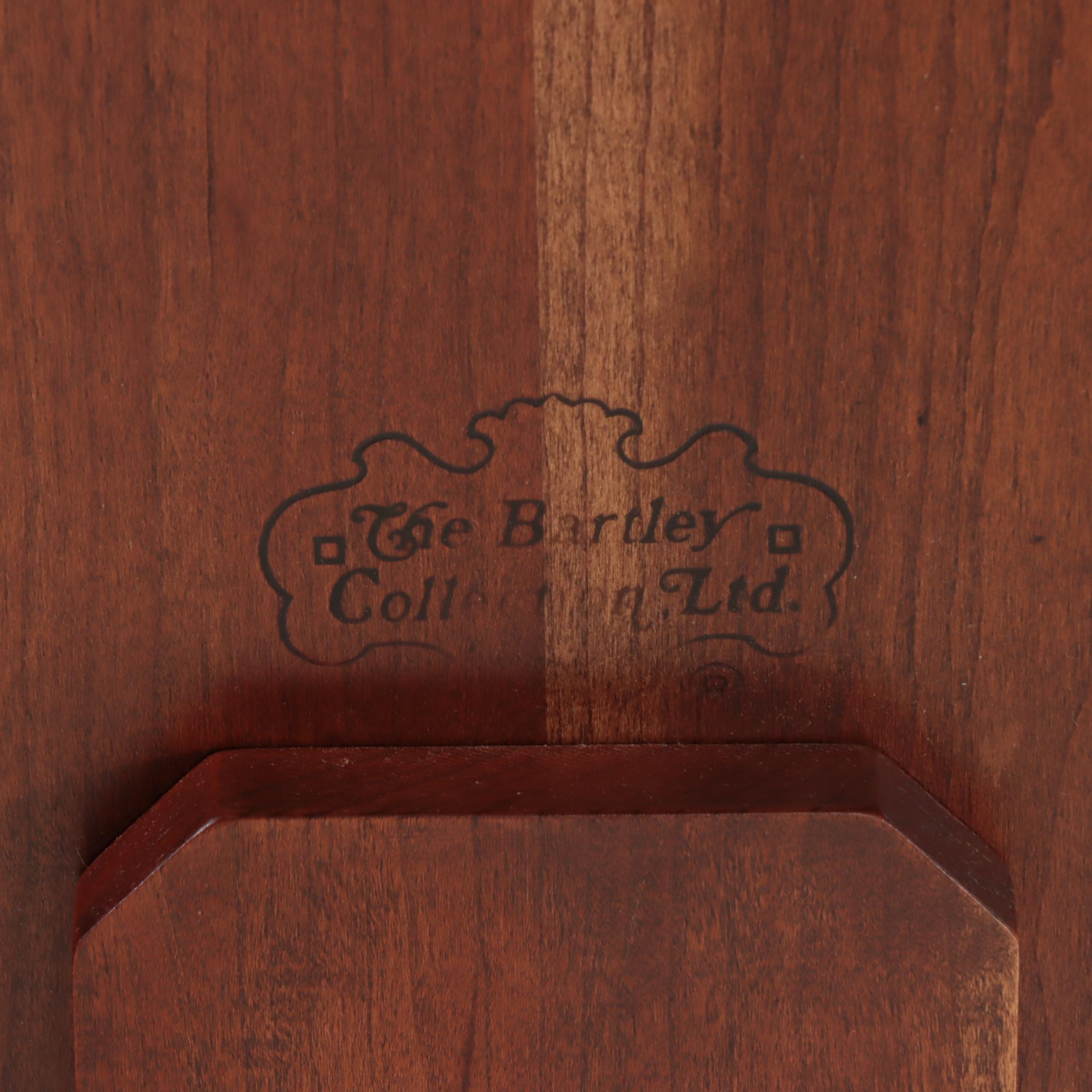 The Bartley Collection Ltd. Victorian Style Mahogany Folding Campaign Table