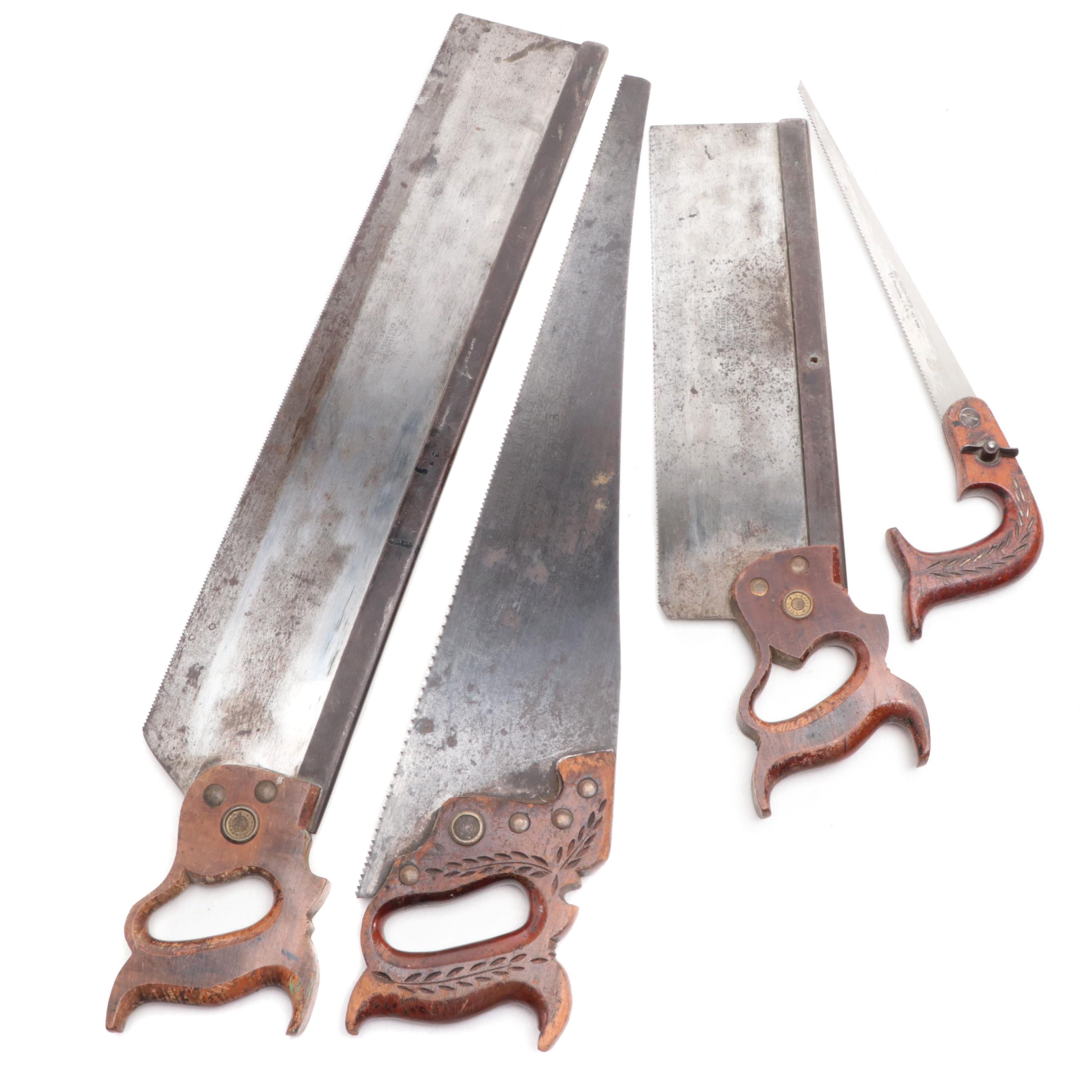 Phoenix and Disston-Porter Hand Saws and Keyhole Saw