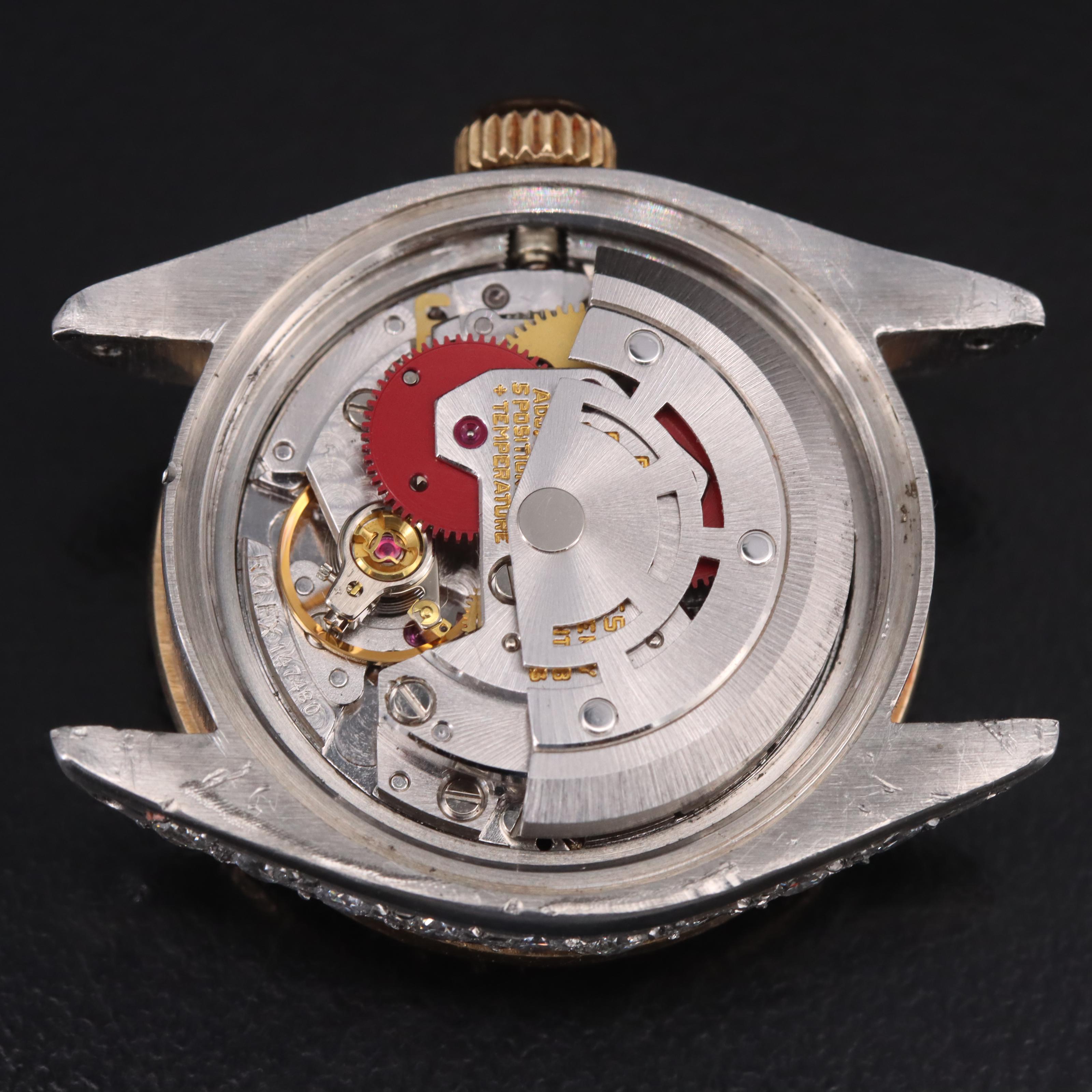 18K and Stainless Steel 1.68 CTW Diamond Custom Rolex Datejust Watch