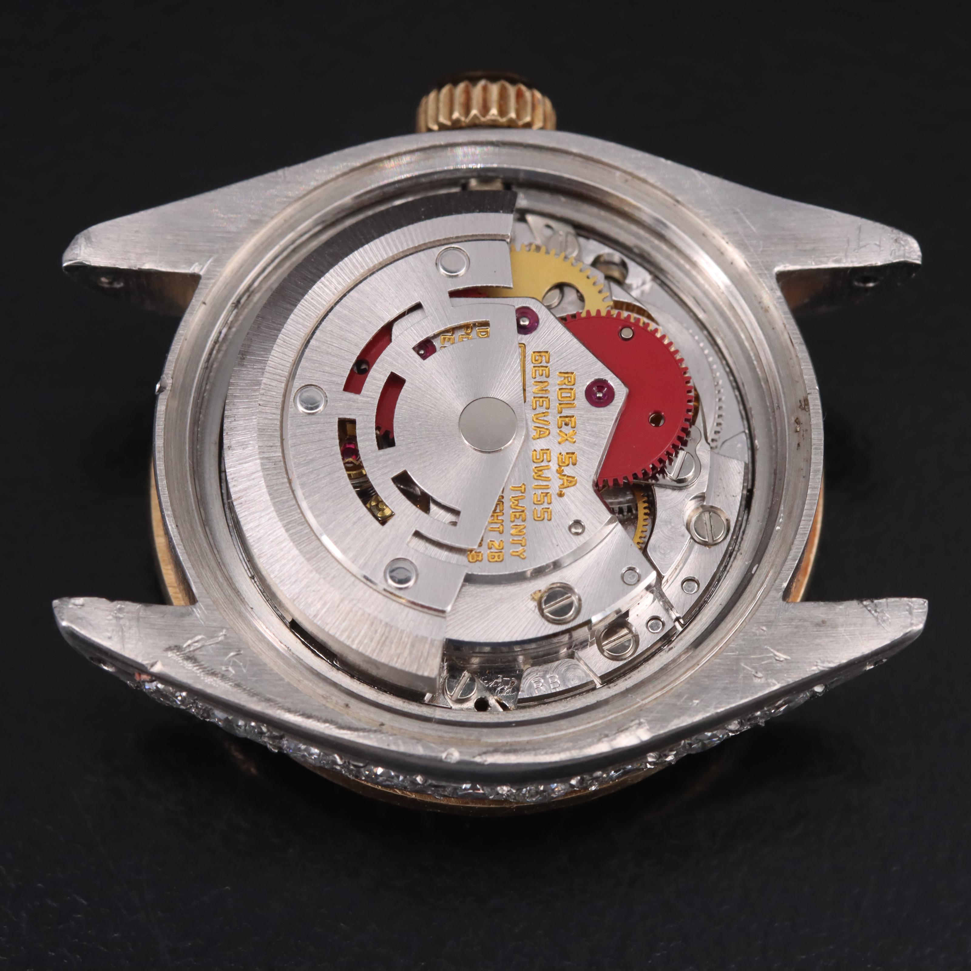 18K and Stainless Steel 1.68 CTW Diamond Custom Rolex Datejust Watch