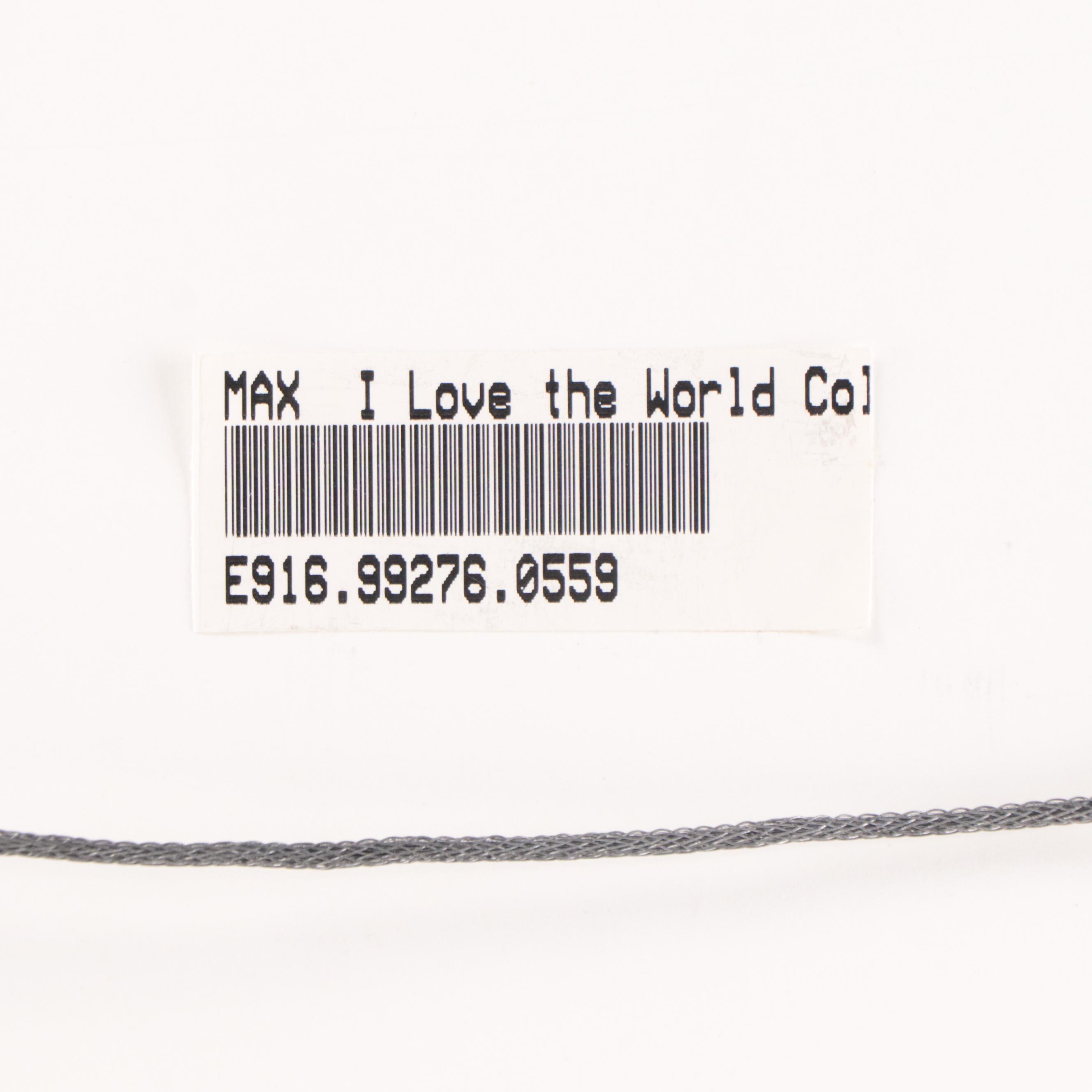 Peter Max Mixed Media Painting "I Love The World Collage, (Large)," 1999