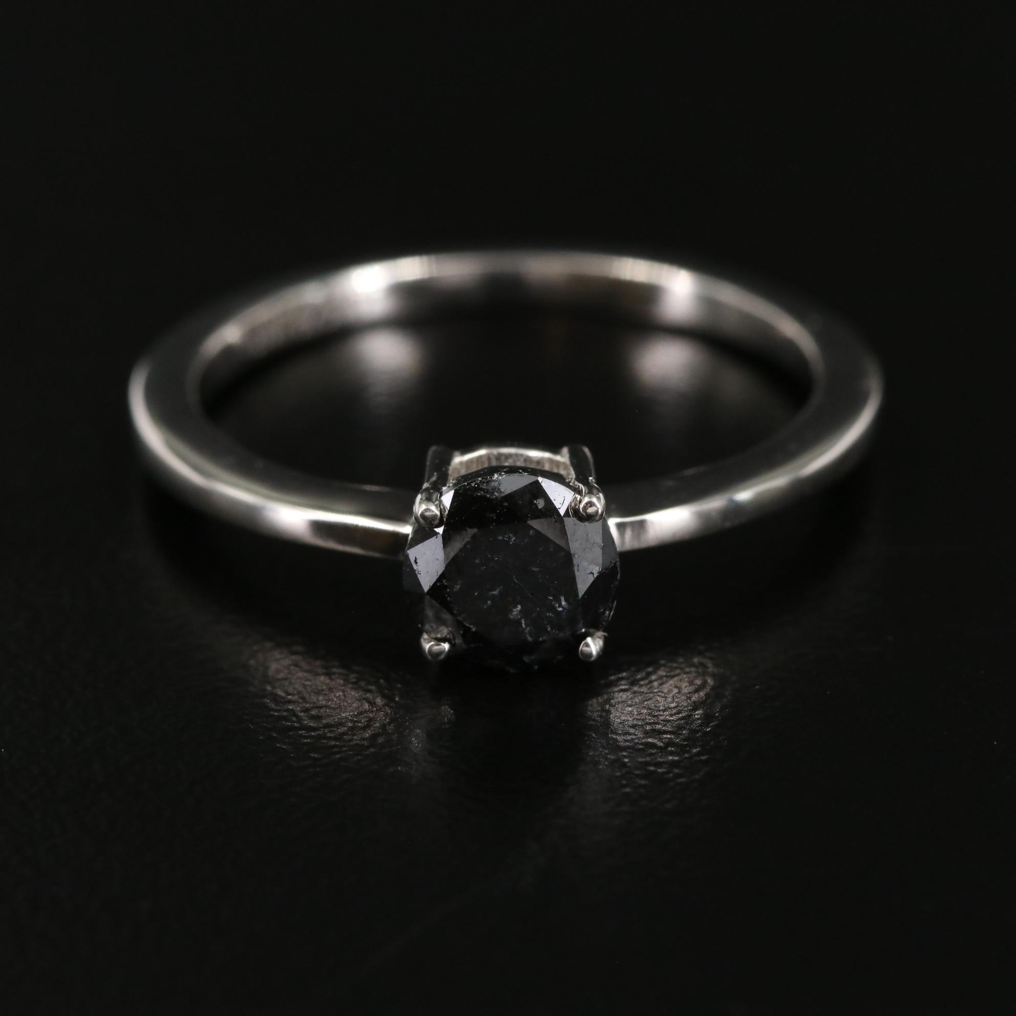 Sterling 1.00 CT Diamond Solitaire Ring