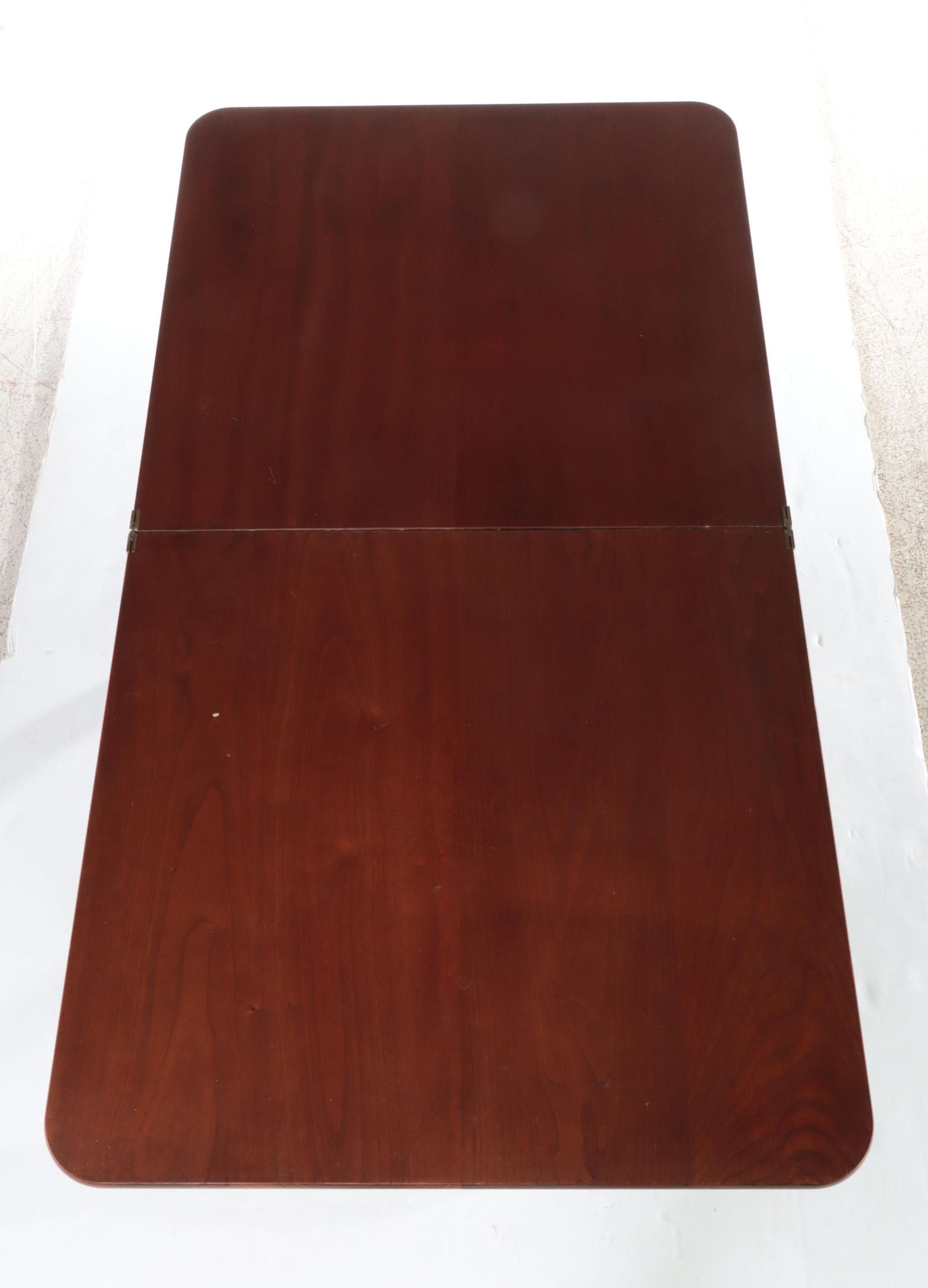 The Bartley Collection Ltd. Victorian Style Mahogany Folding Campaign Table