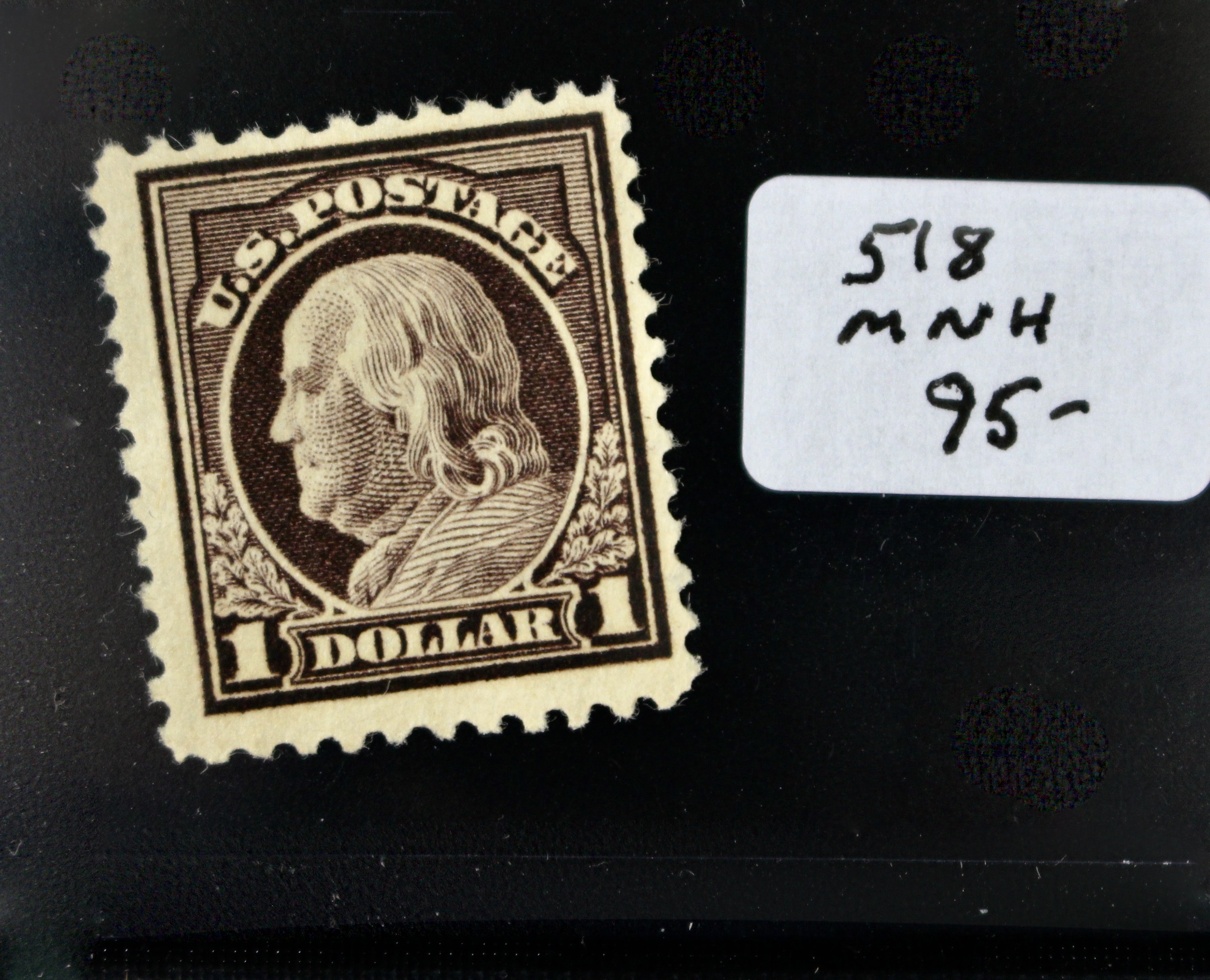 Three Earlier Mint and Mint Never Hinged U.S. Postage Stamps