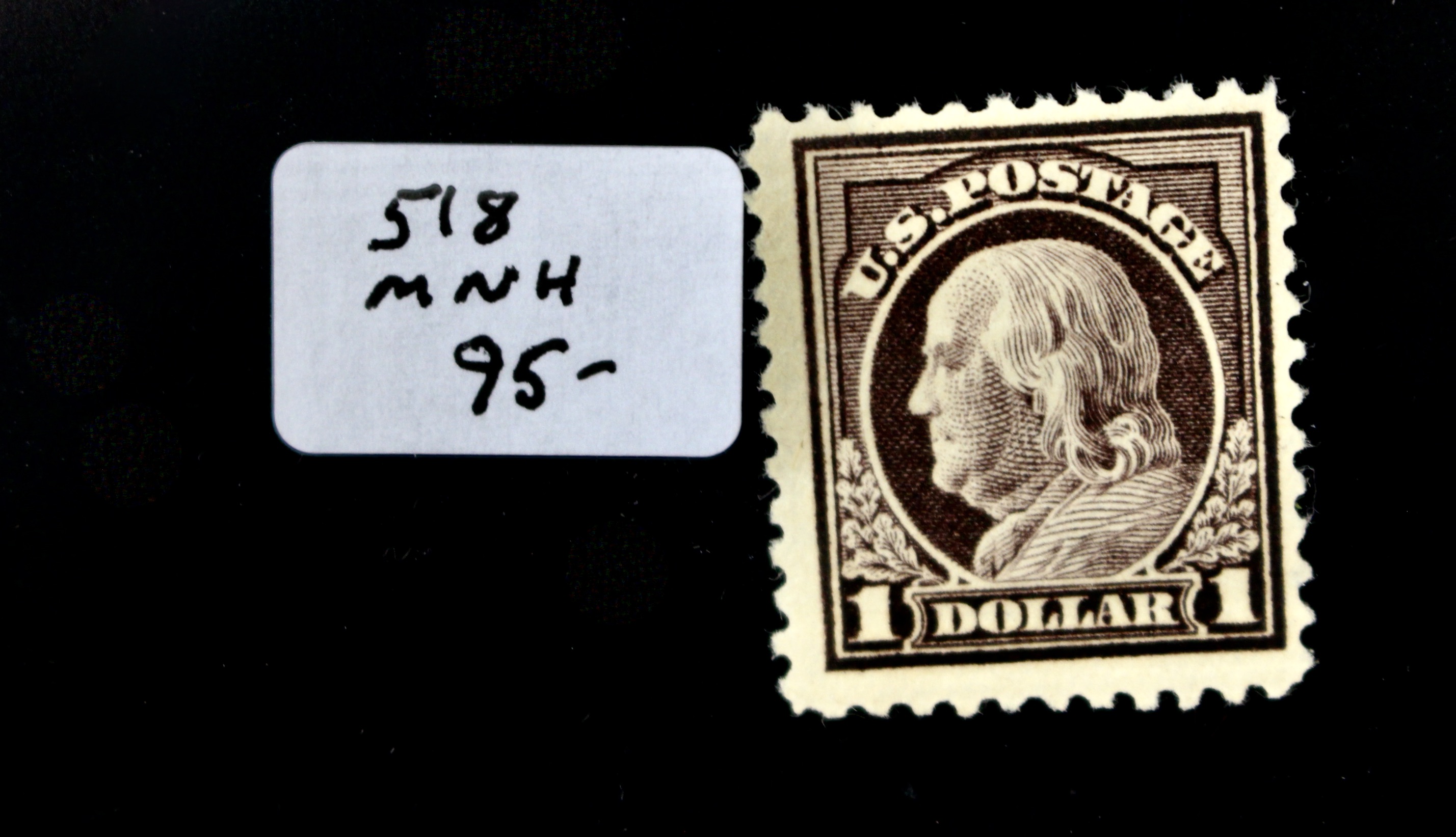 Three Earlier Mint and Mint Never Hinged U.S. Postage Stamps