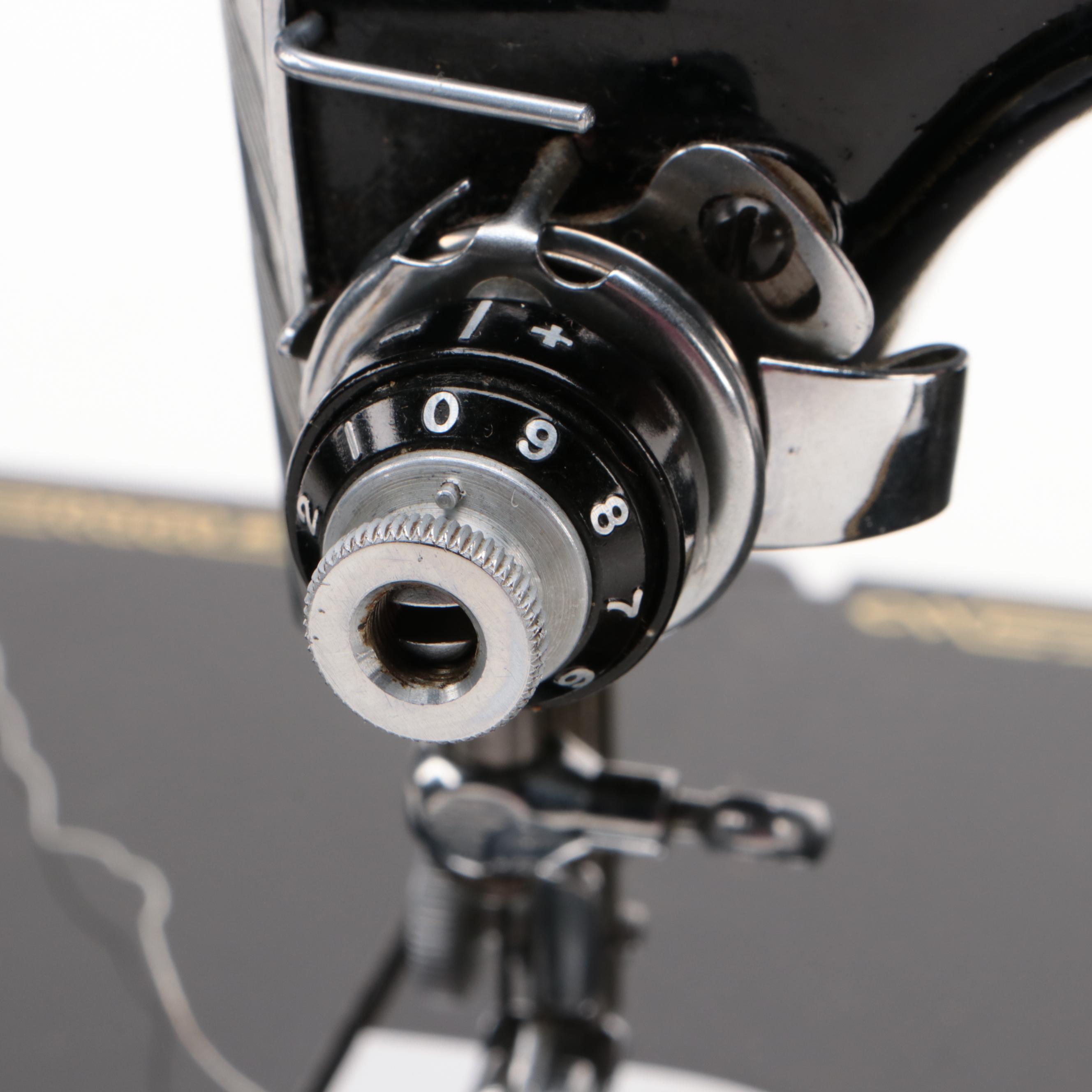 1948 Singer 221-1 Portable Electric Sewing Machine with Case