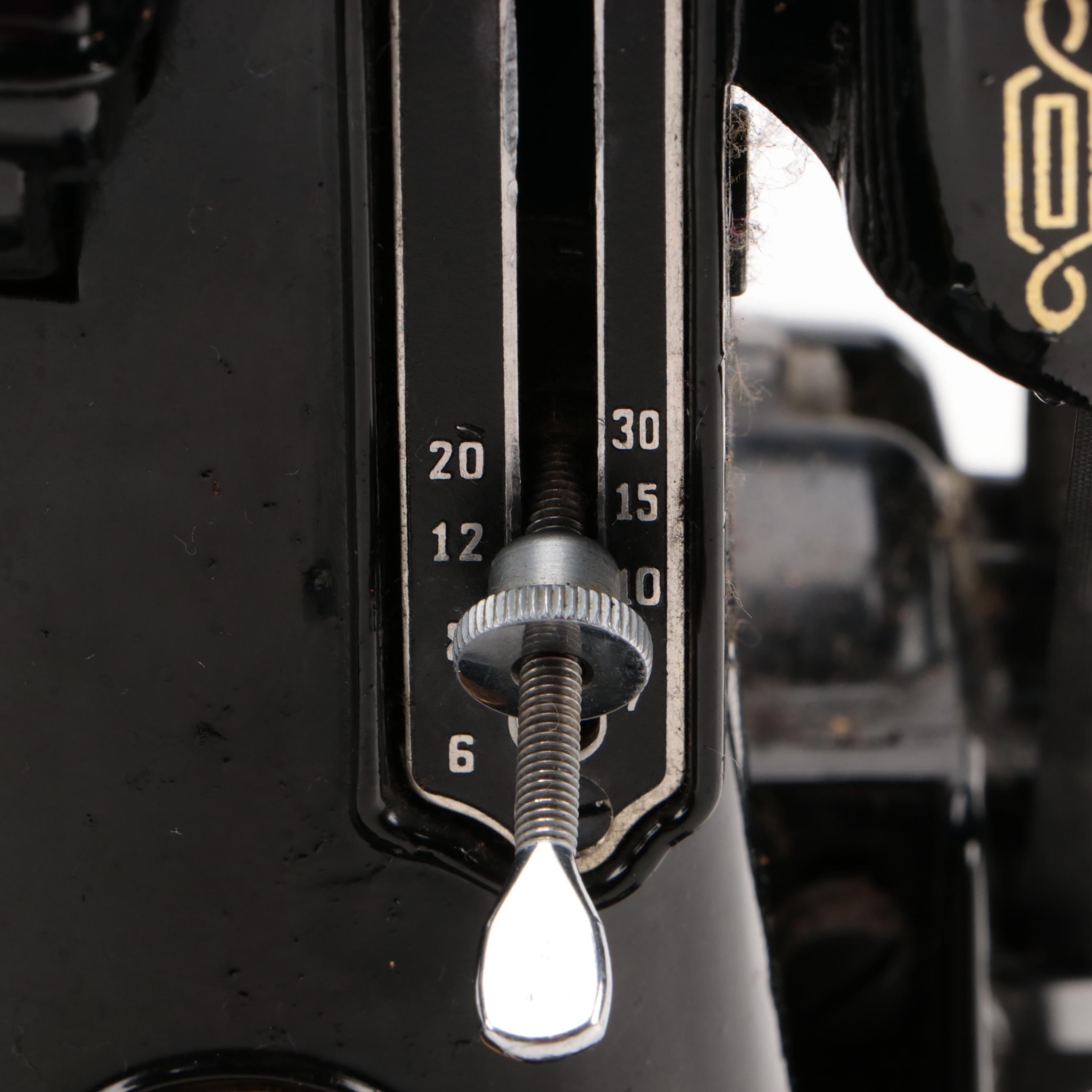 1948 Singer 221-1 Portable Electric Sewing Machine with Case