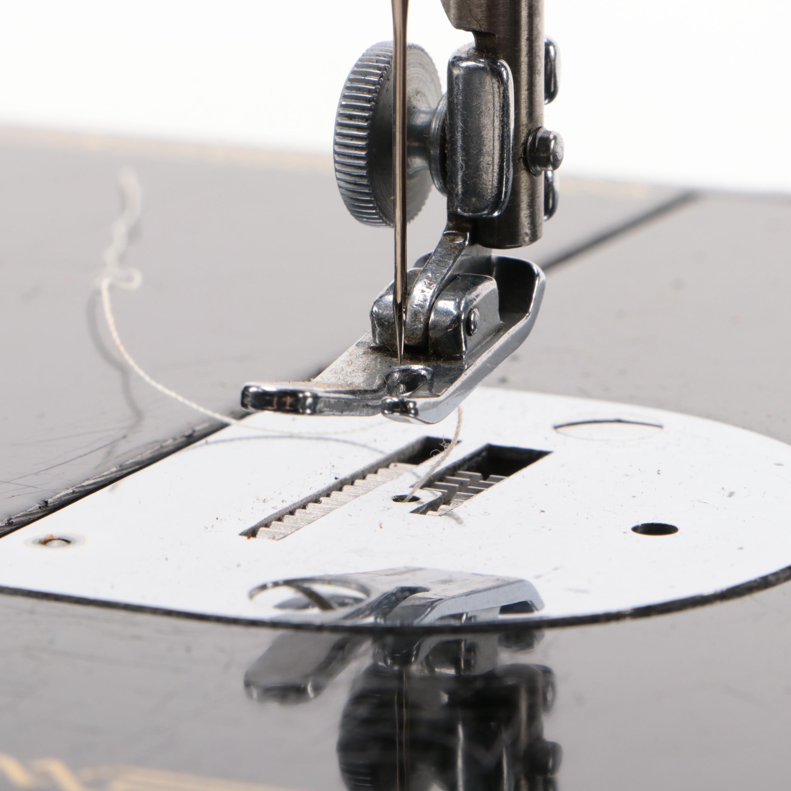 1948 Singer 221-1 Portable Electric Sewing Machine with Case