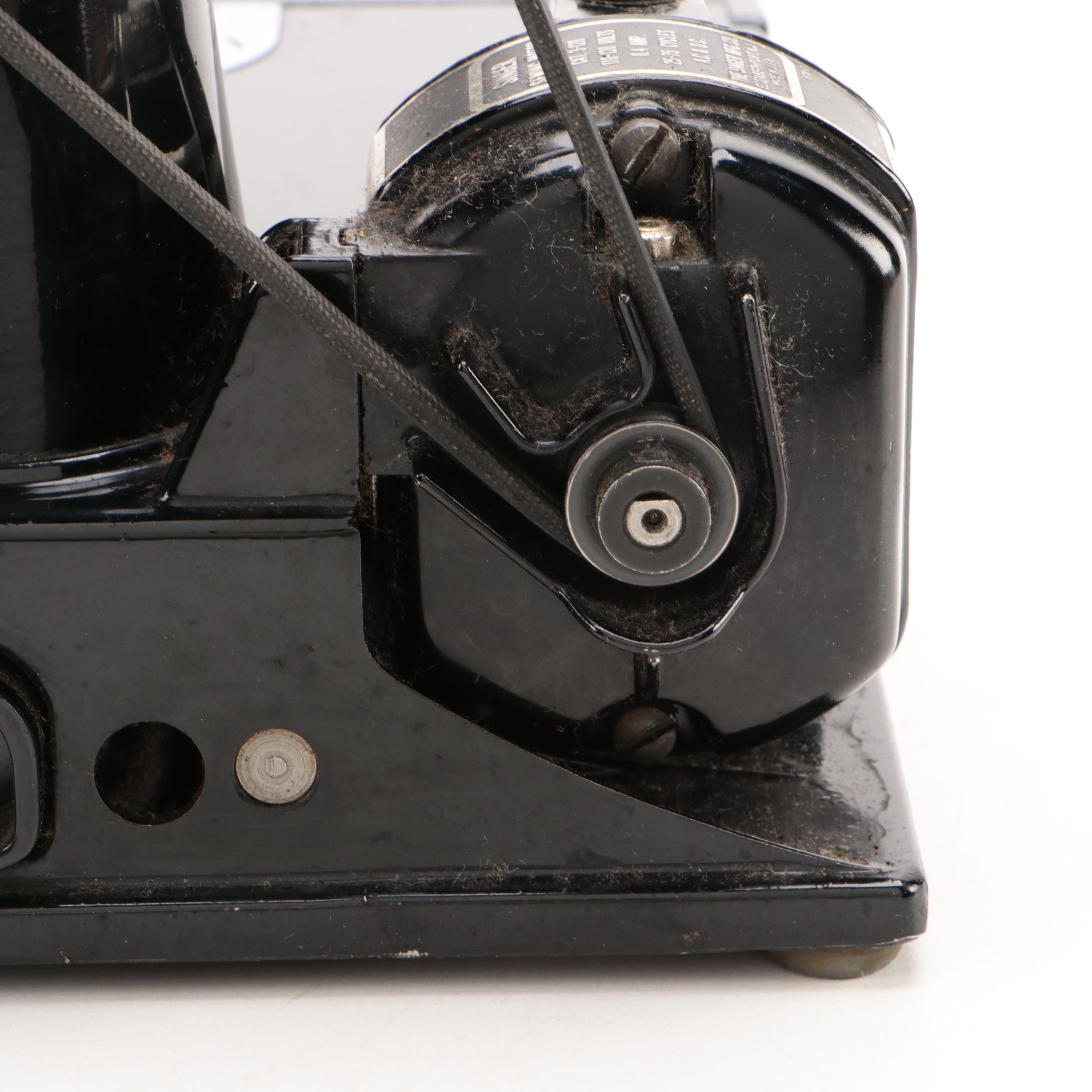 1948 Singer 221-1 Portable Electric Sewing Machine with Case