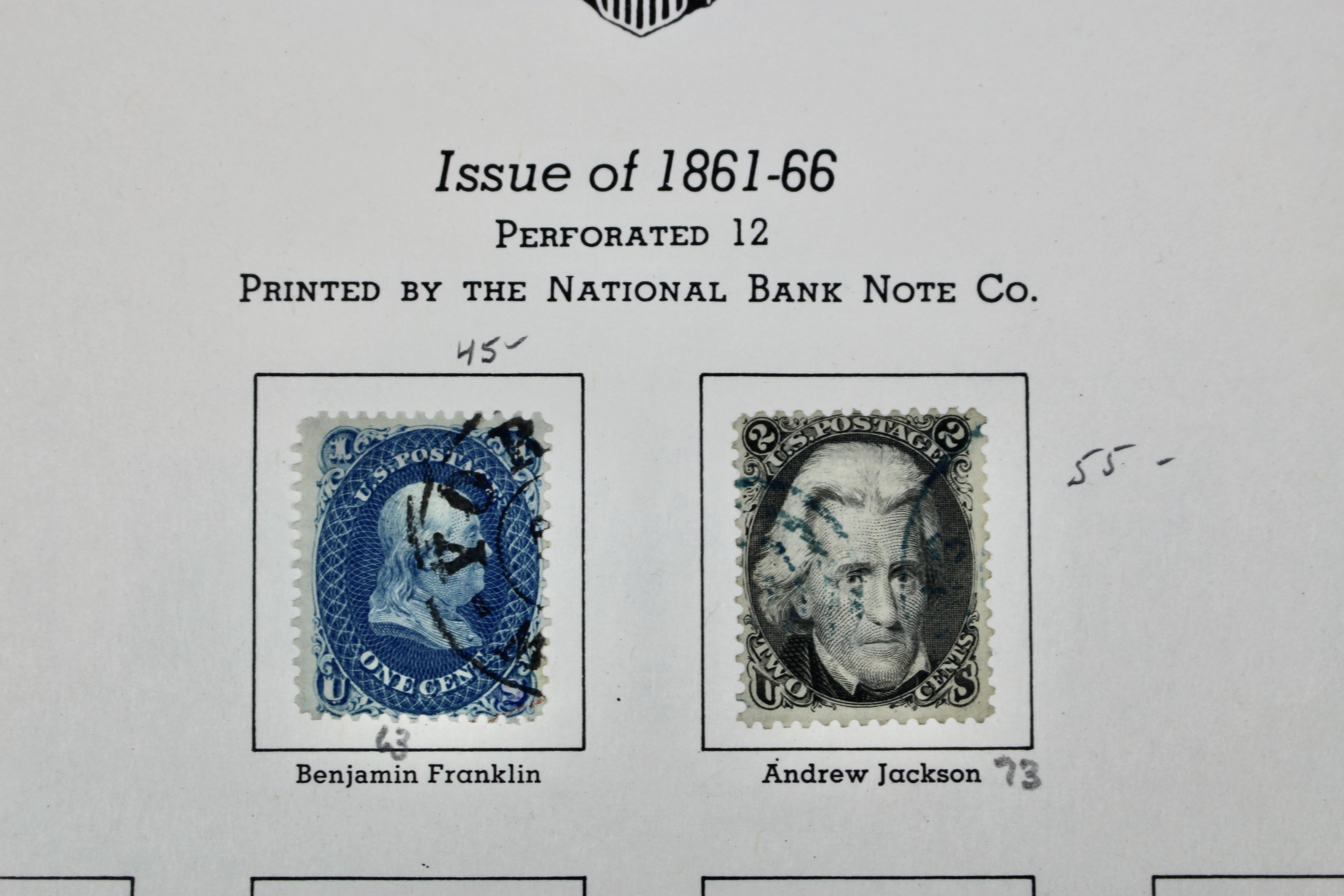 Extensive Early U.S. Postage Stamp Collection
