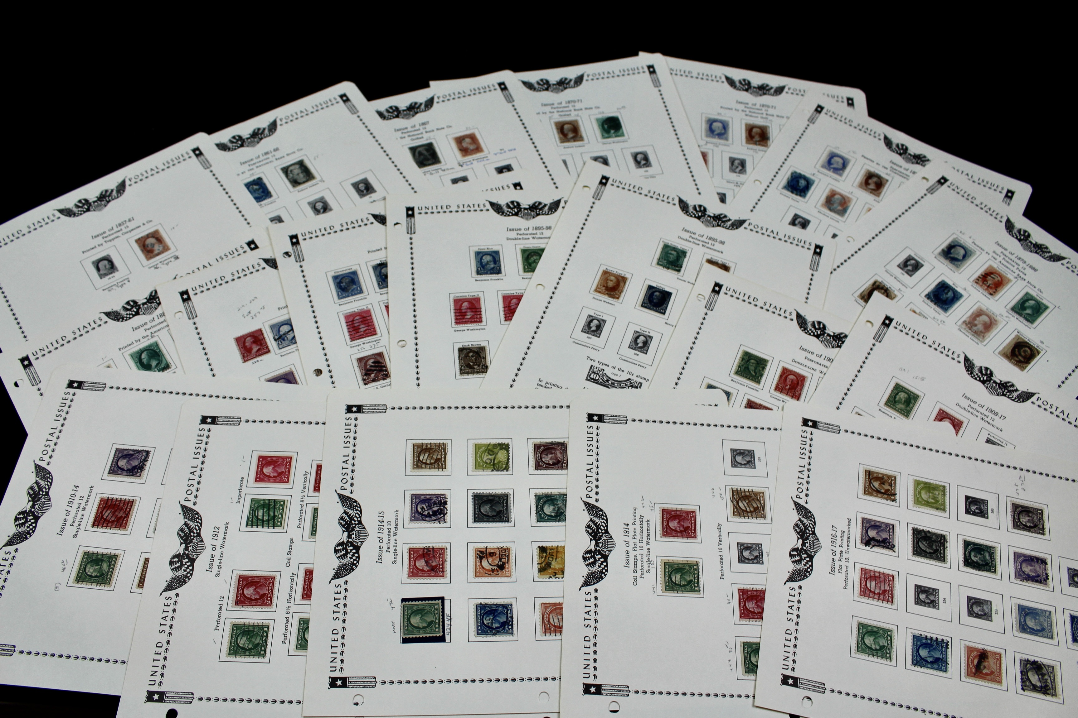 Extensive Early U.S. Postage Stamp Collection