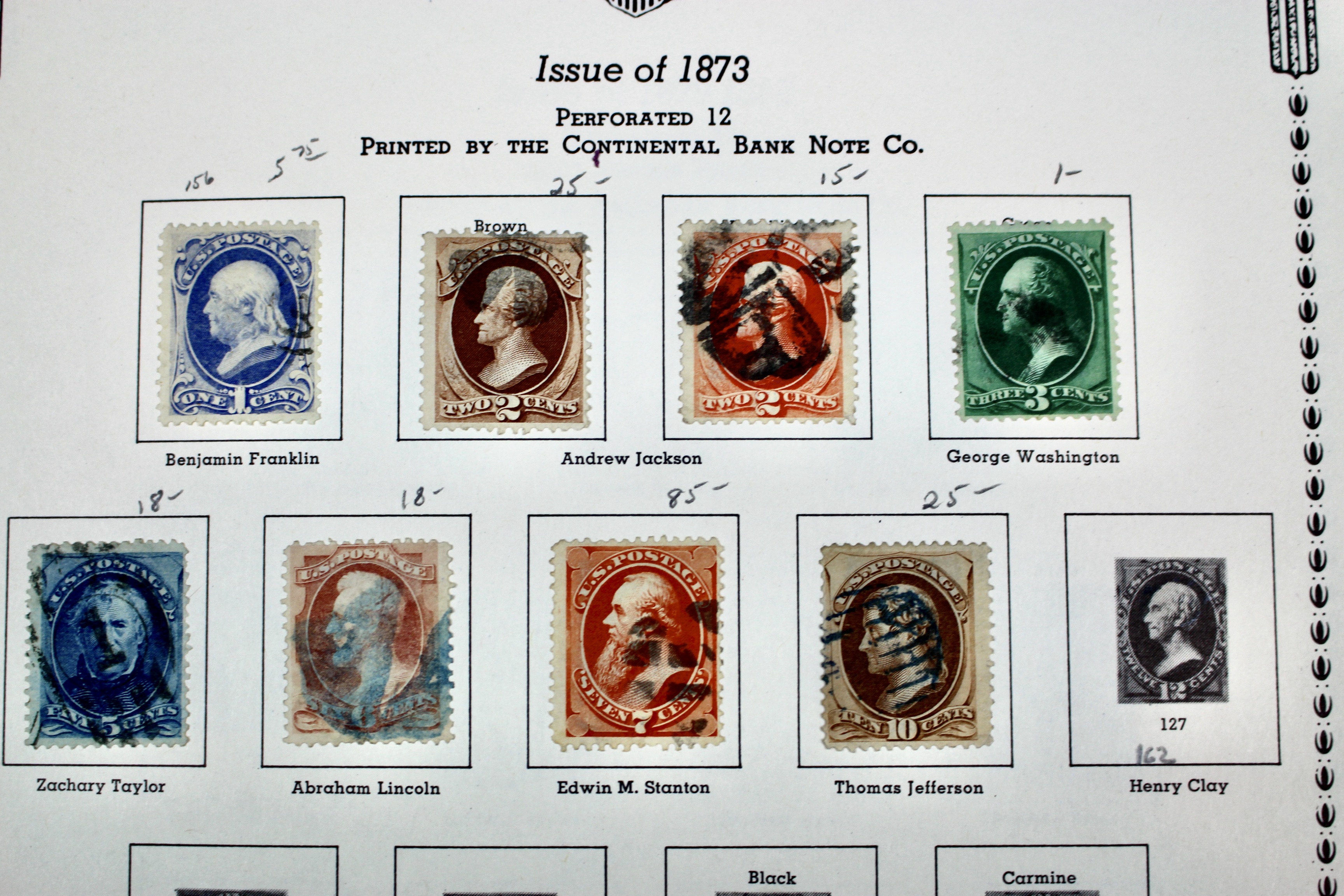 Extensive Early U.S. Postage Stamp Collection