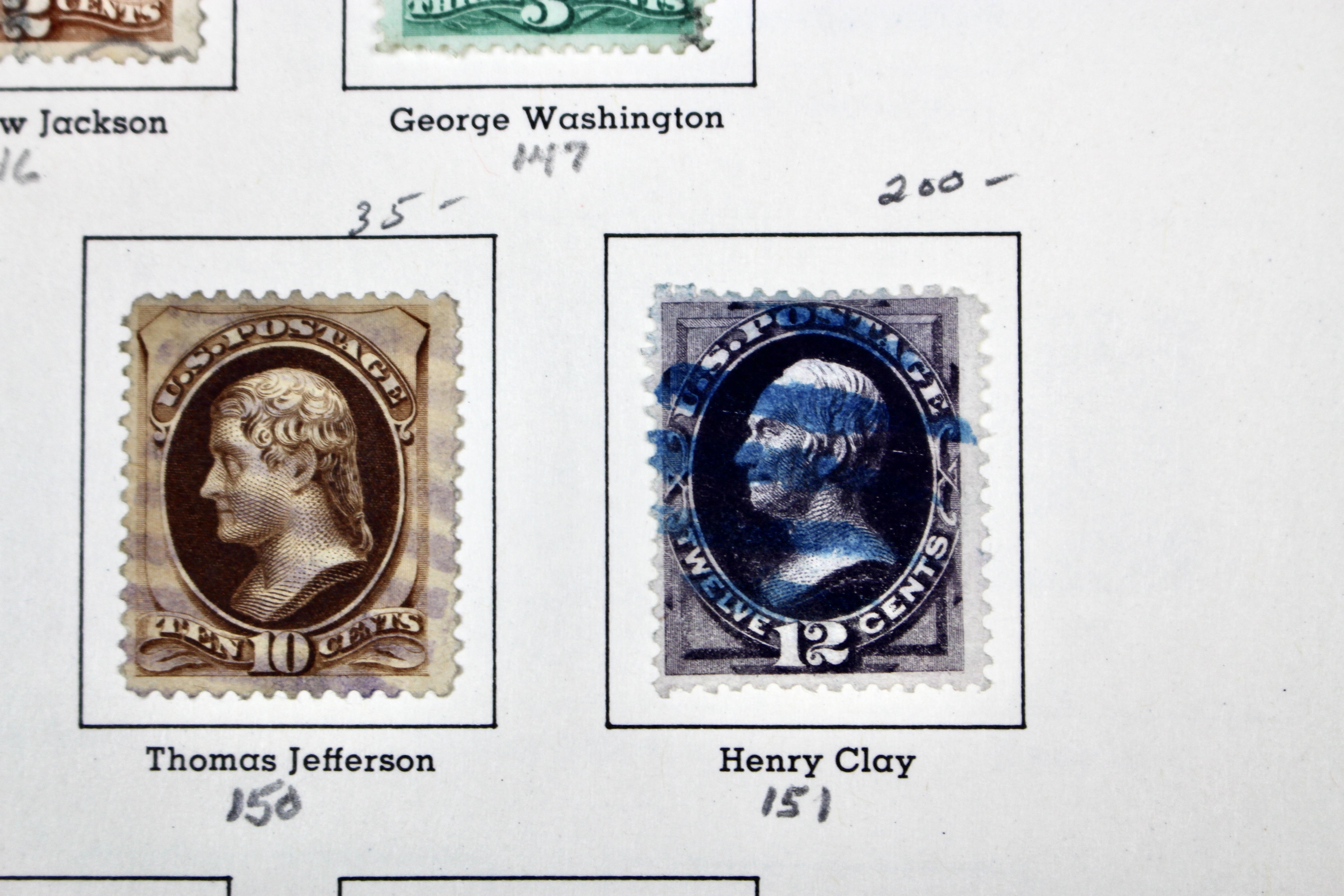 Extensive Early U.S. Postage Stamp Collection