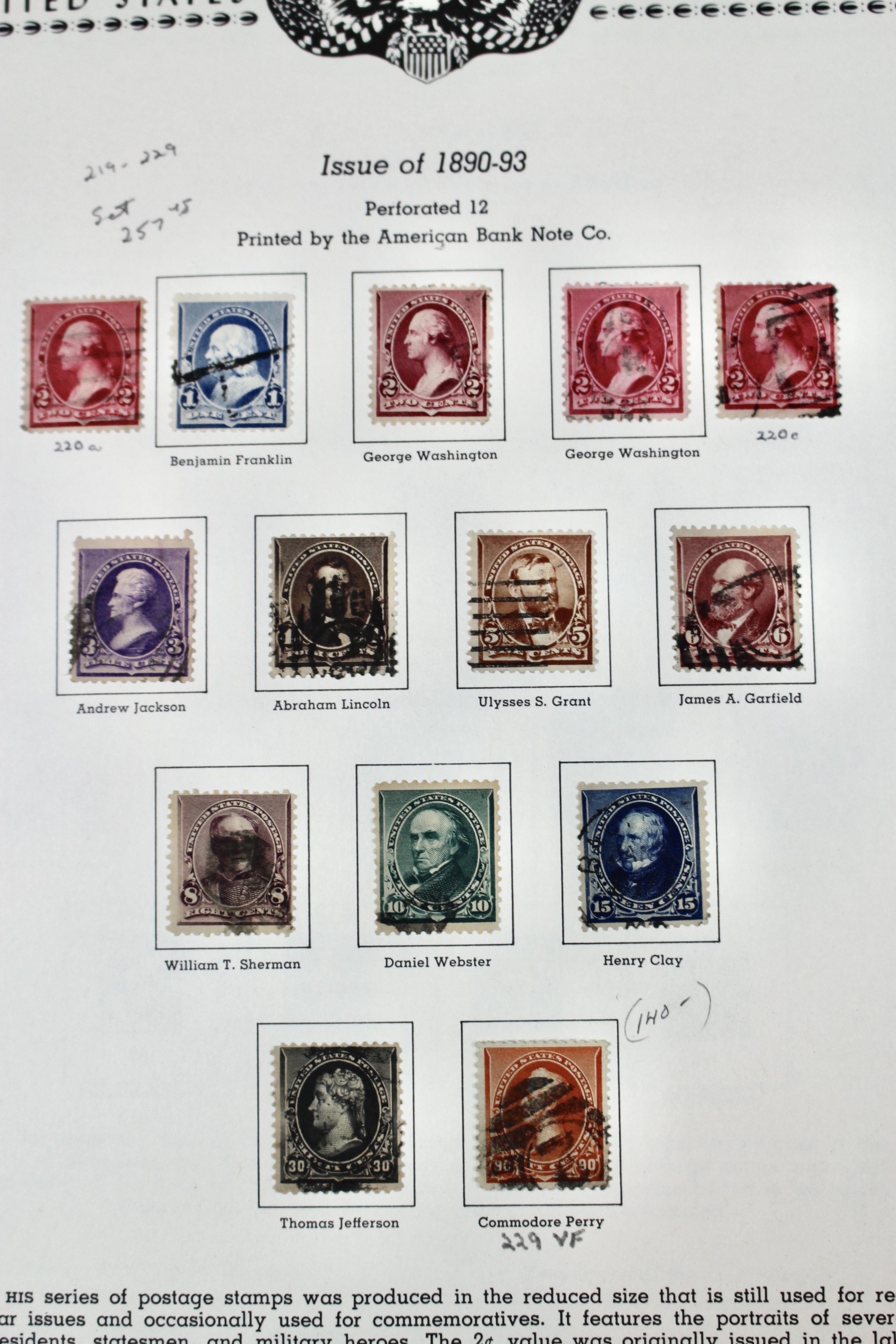 Extensive Early U.S. Postage Stamp Collection