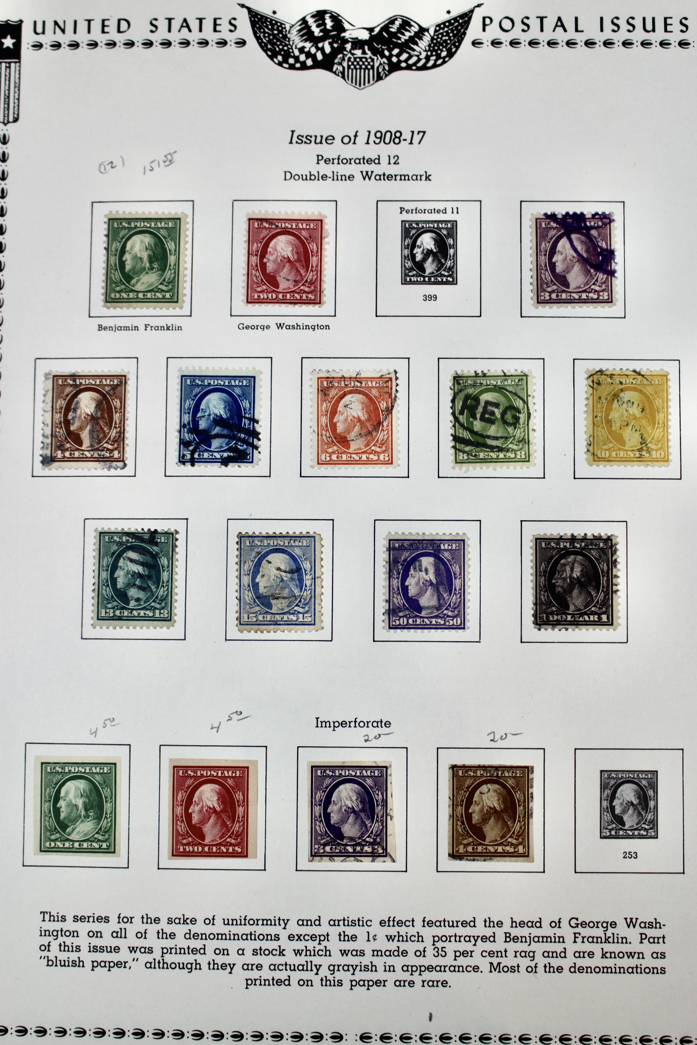 Extensive Early U.S. Postage Stamp Collection